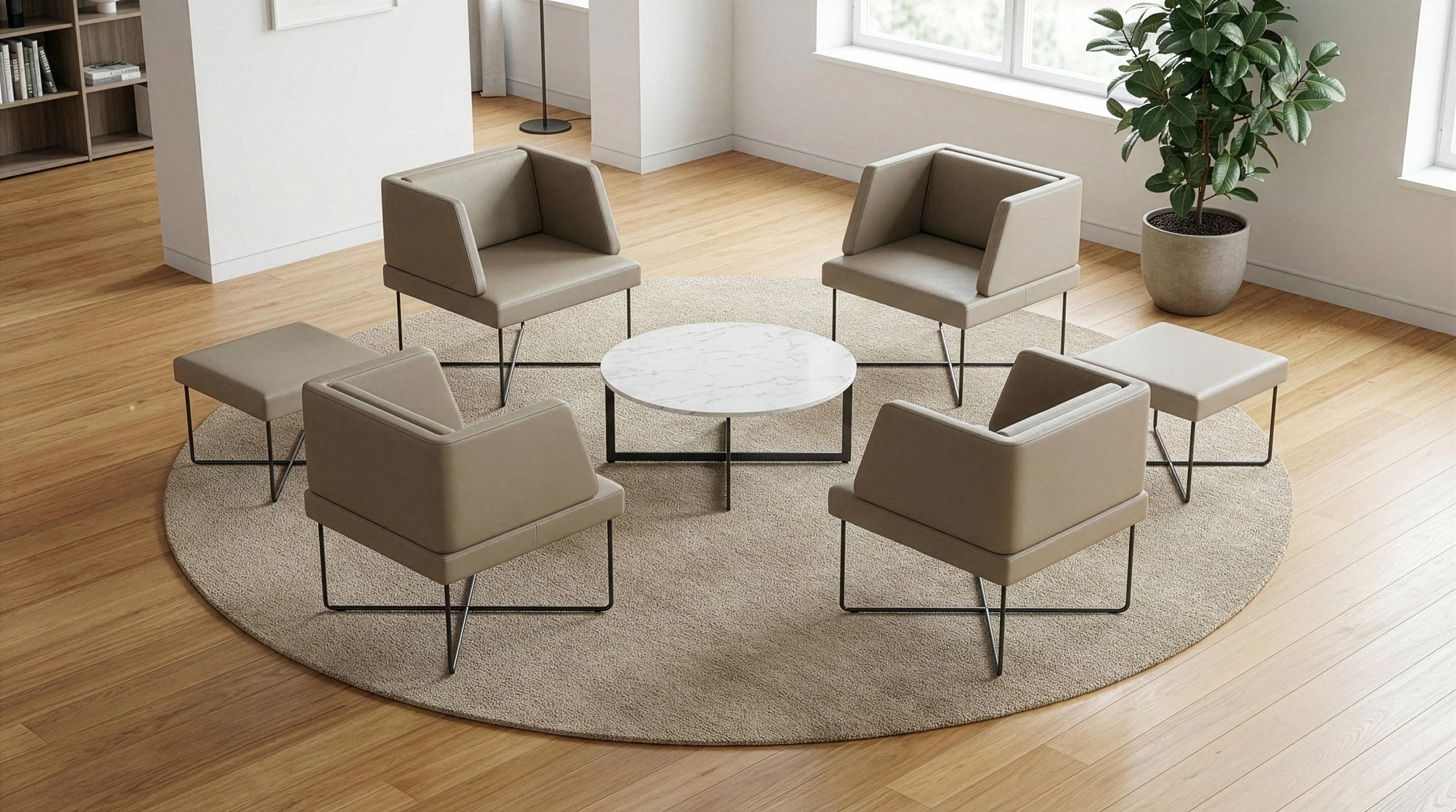 PUZZLE Tekli Bekleme Ünitesi | Mahremiyet Panelli Koltuk | Gasell