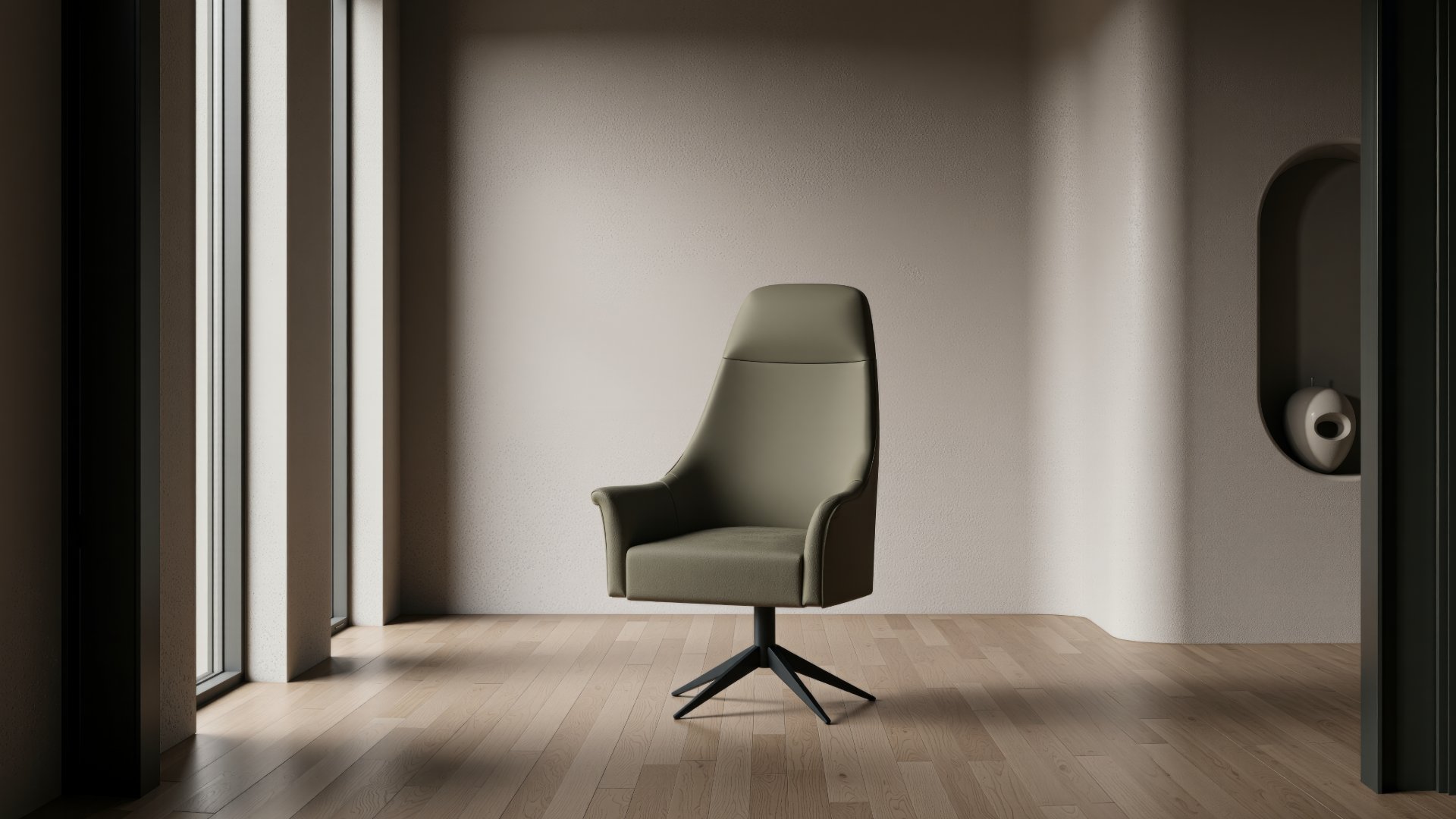 Soho Berjer | Yüksek Sırtlı Modern Tekli Koltuk | Gasell