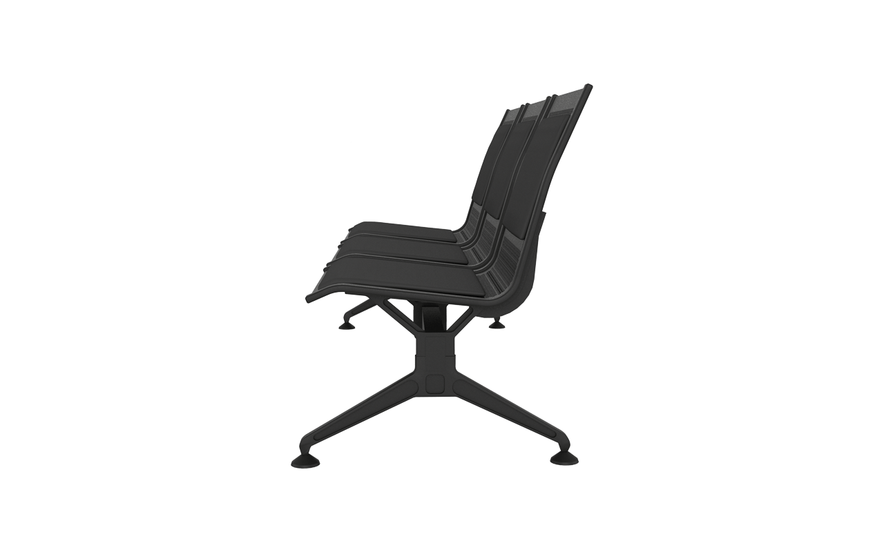 STEEL SOFT Üçlü Terminal Bekleme Kolsuz | Gasell