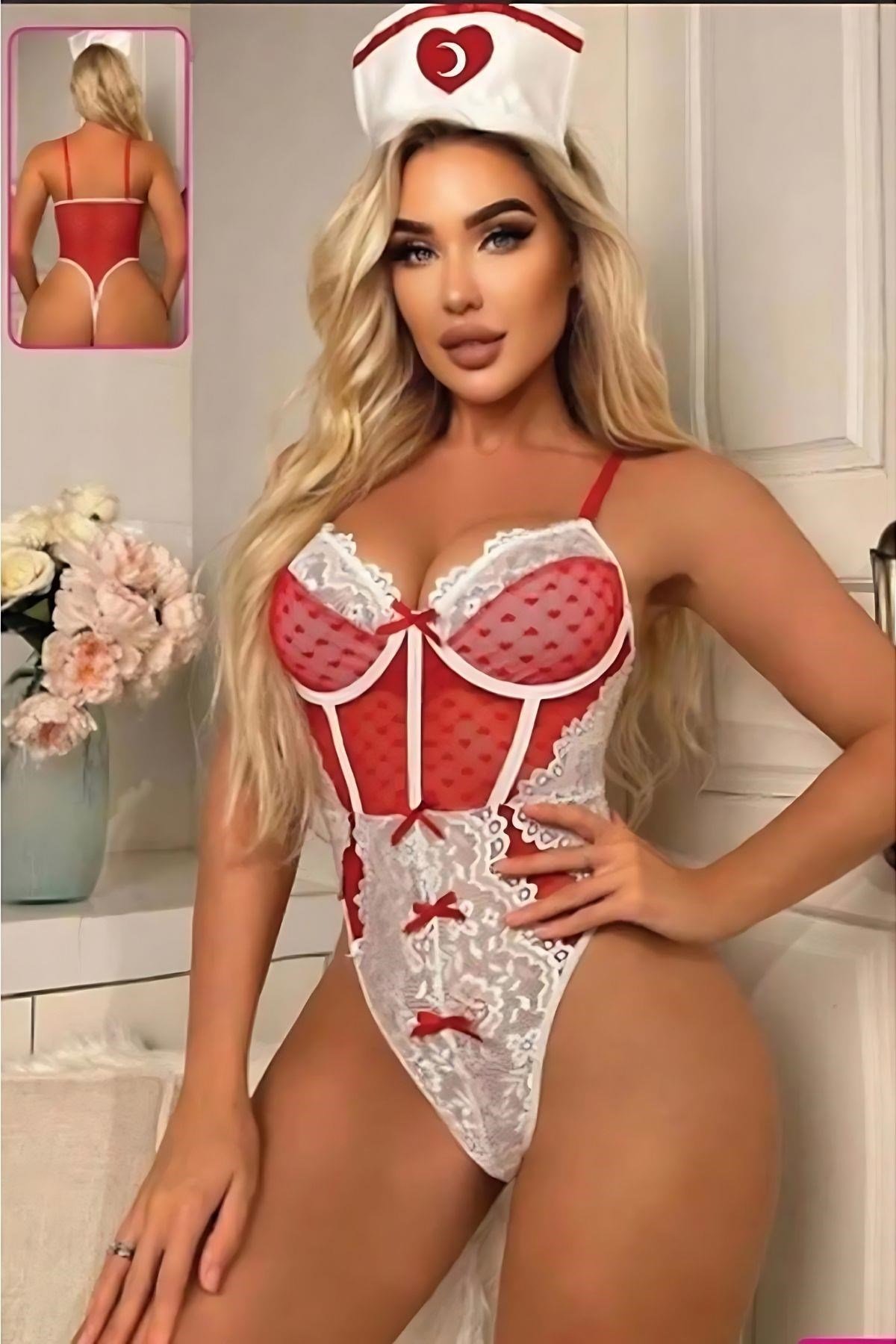 Fantazi Body Kadın Dantel Detaylı Transparan İç Giyim Şık Tasarım