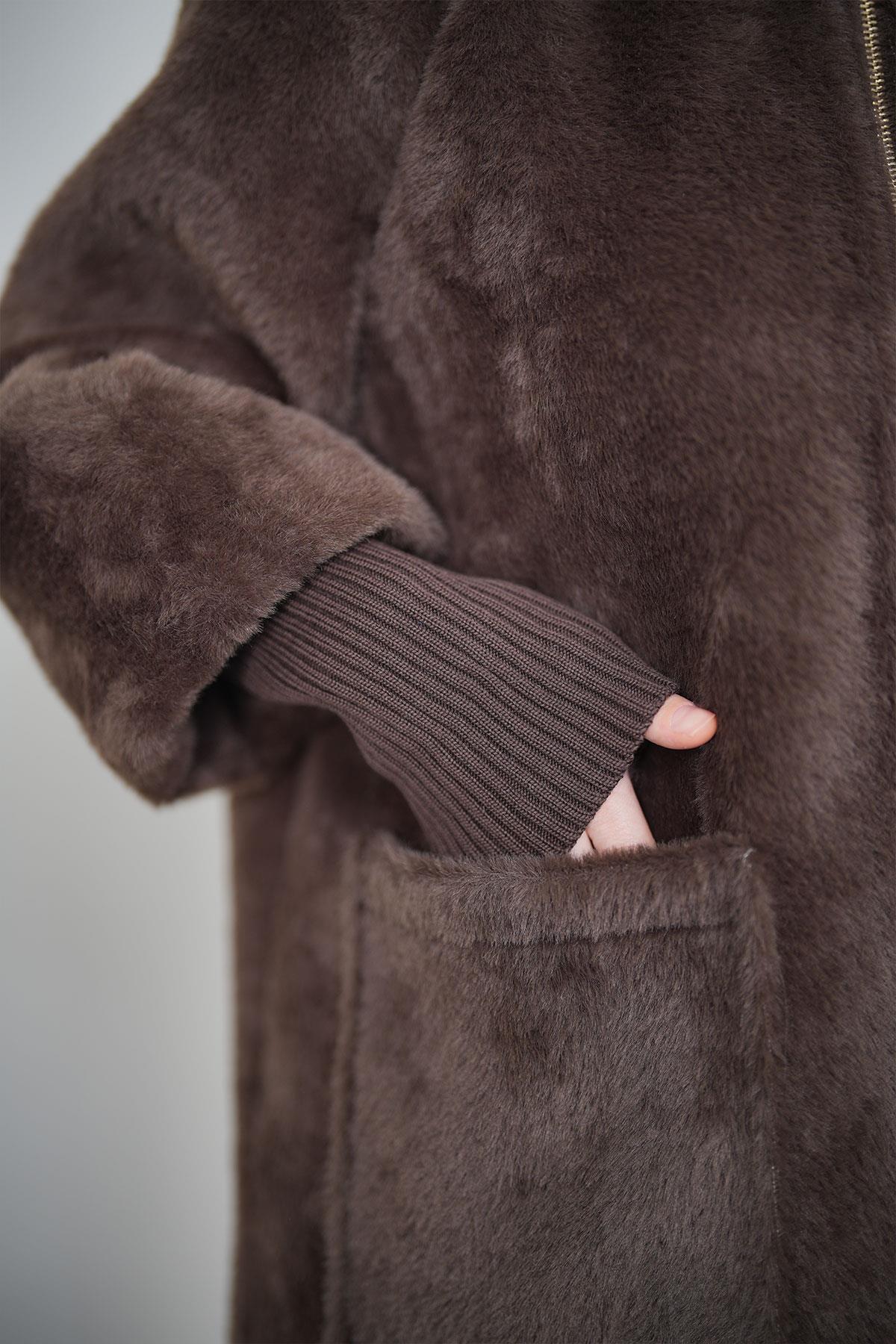 Angora Cepli Kaban - Kahve