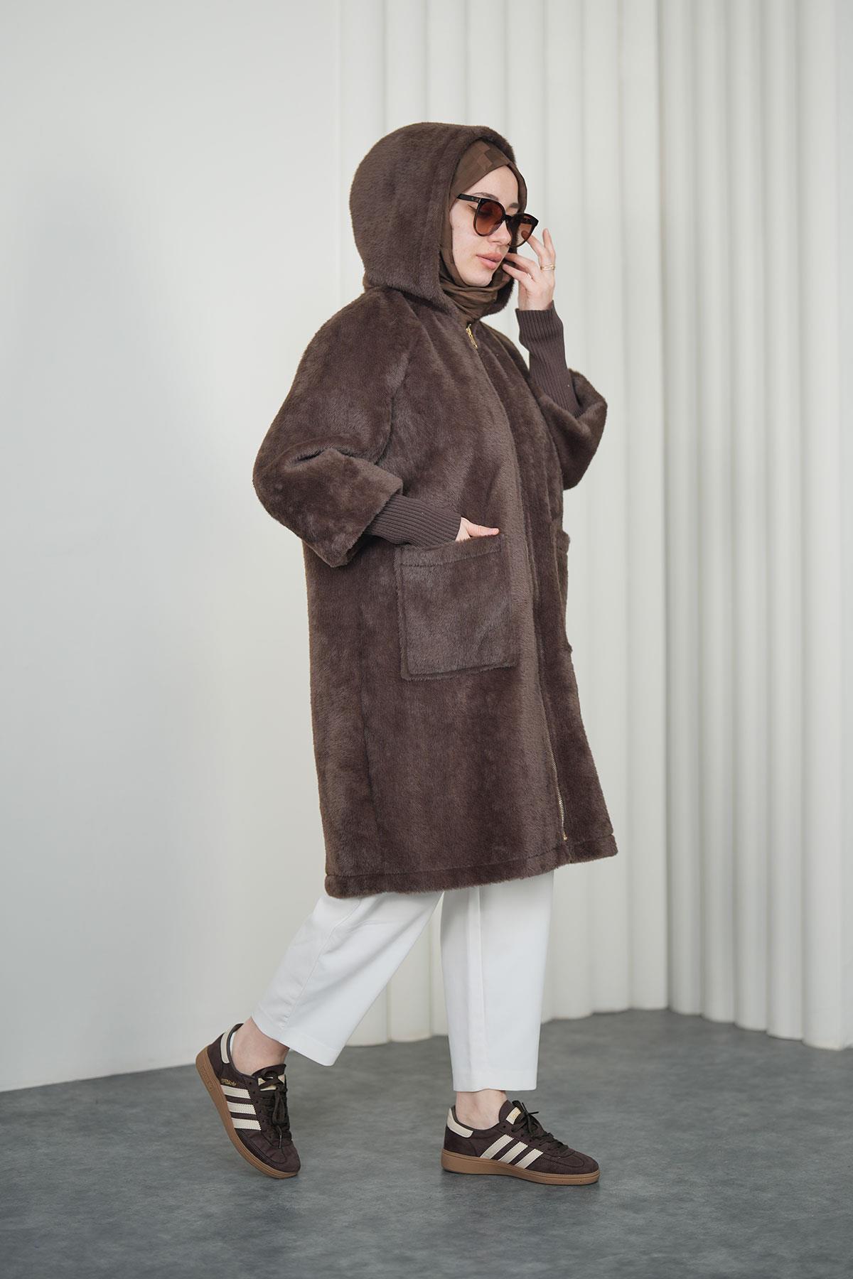 Angora Cepli Kaban - Kahve