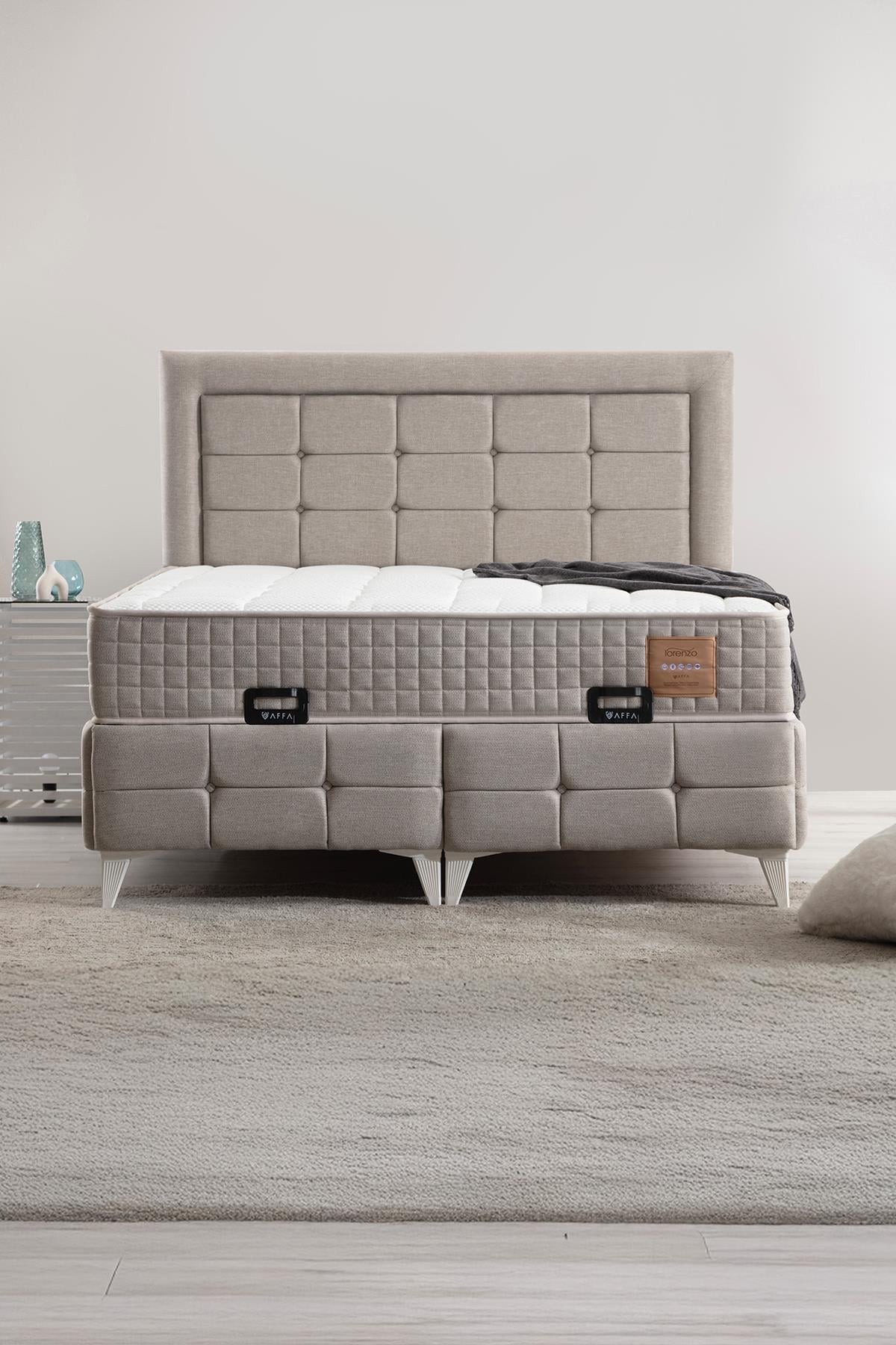 MintSleep Lorenzo Yatak + Baza + Başlık Set