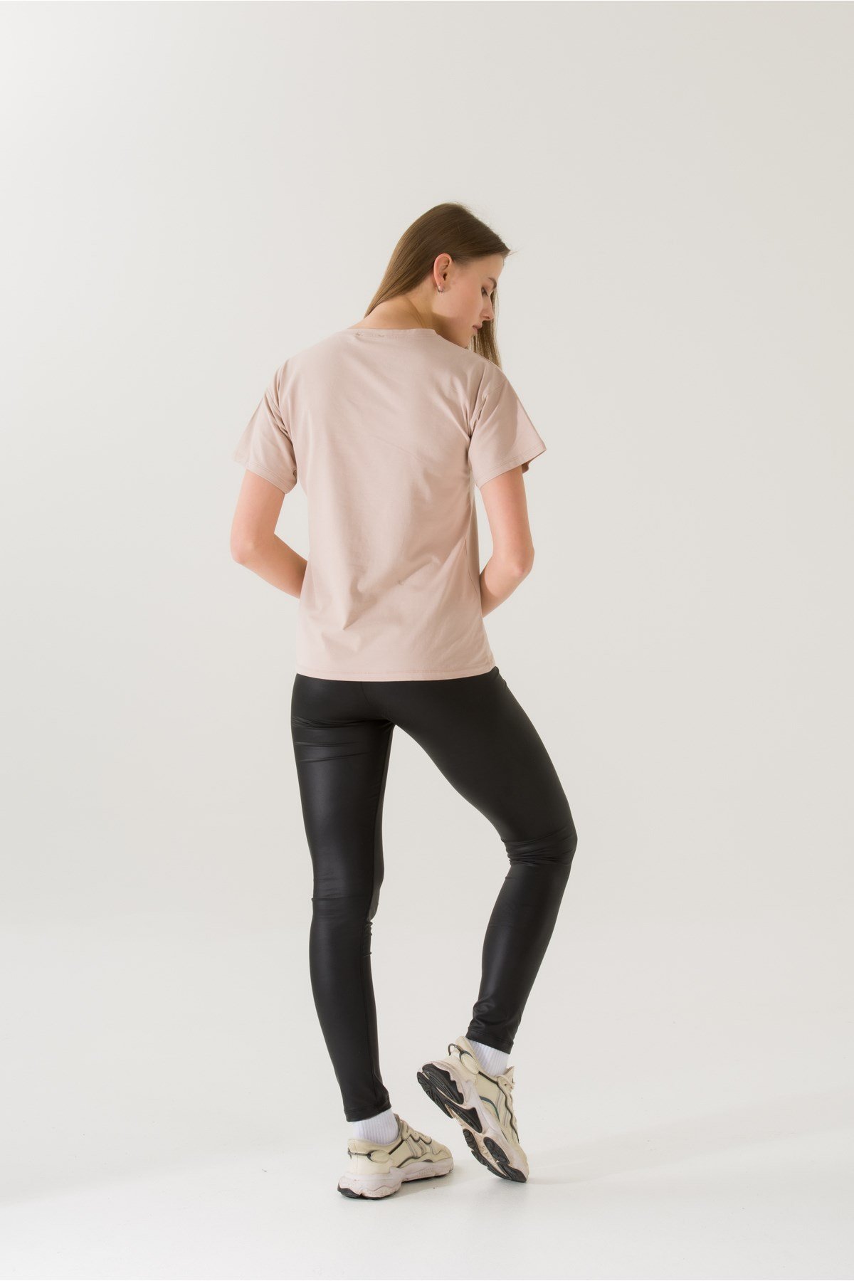 Kadın Blonde Baskılı Vizon T-shirt 21005