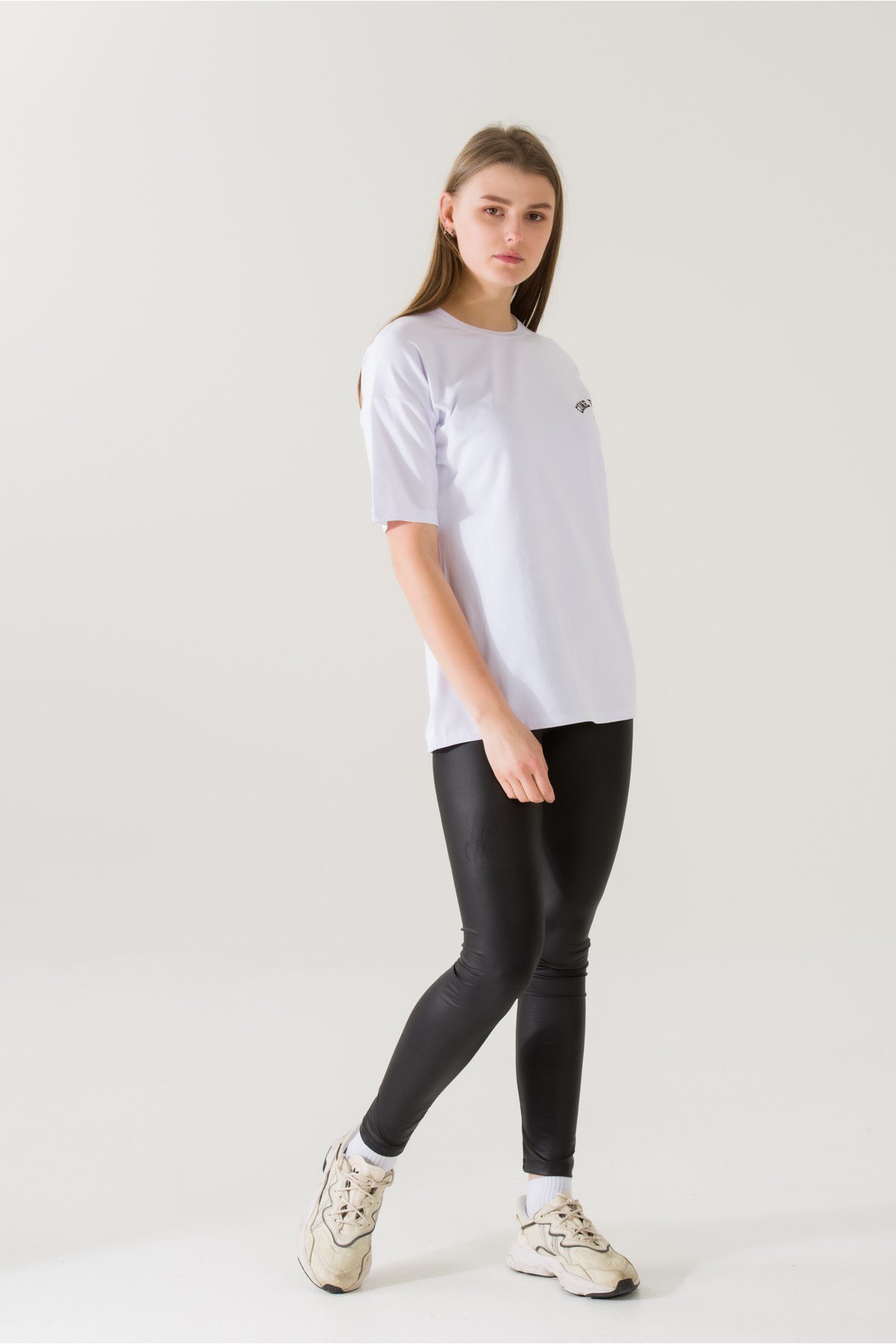 Kadın Come Find Beyaz Baskılı T-shirt 21014 Beyaz