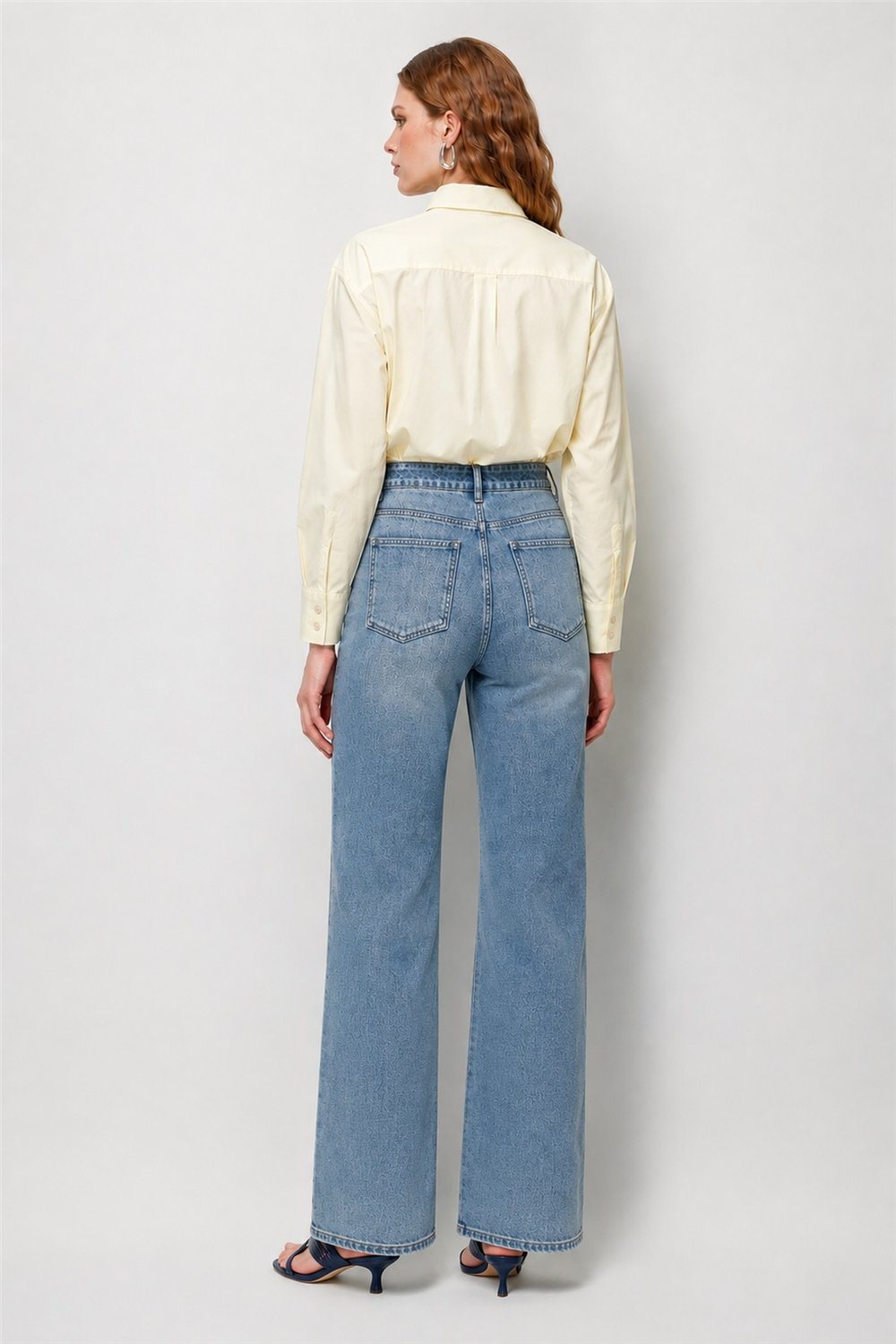 Ghisa 3611P8081 Kadın Cep Detaylı Denim Pantolon