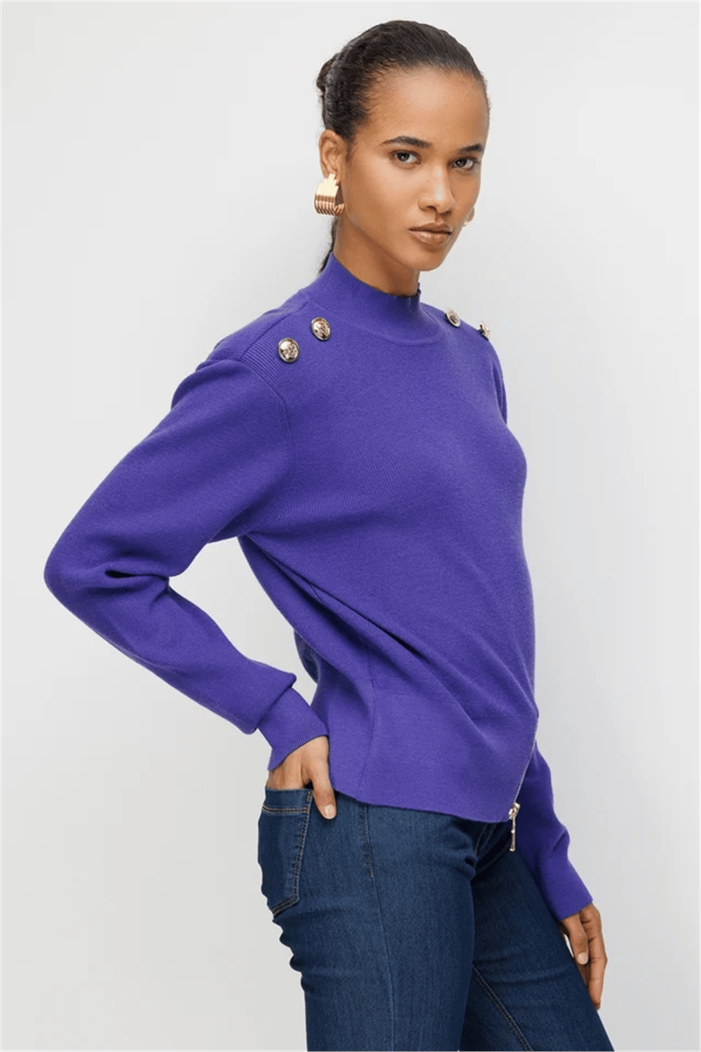 Ghisa 3620T4863 Kadın Düz Tunik