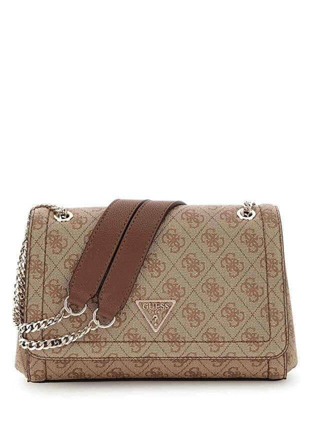 Guess 787921 Kadın Monogram Desenli Omuz Çantası