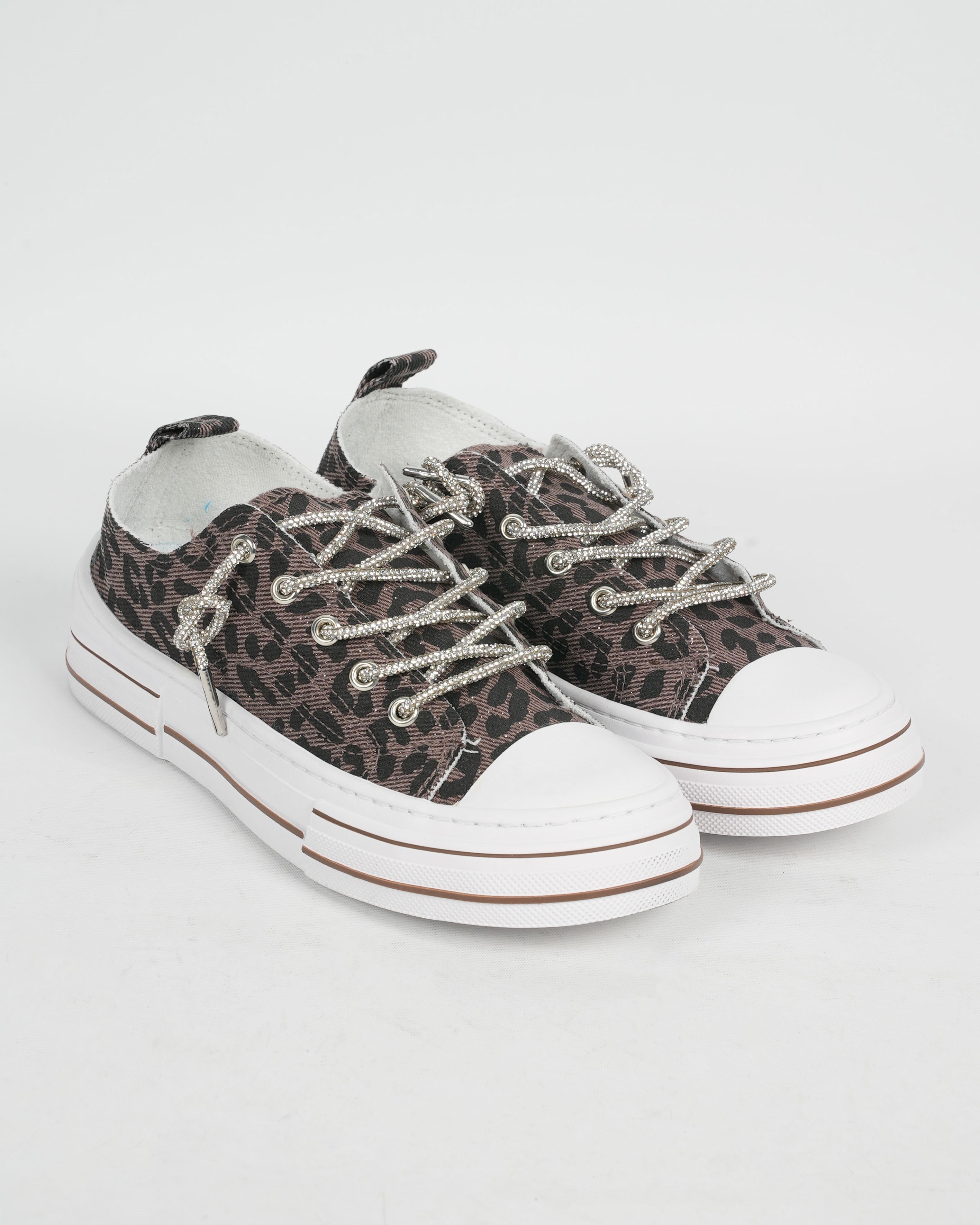 Guja 26Y281-3 Kadın Leopar Desenli Sneaker Ayakkabı