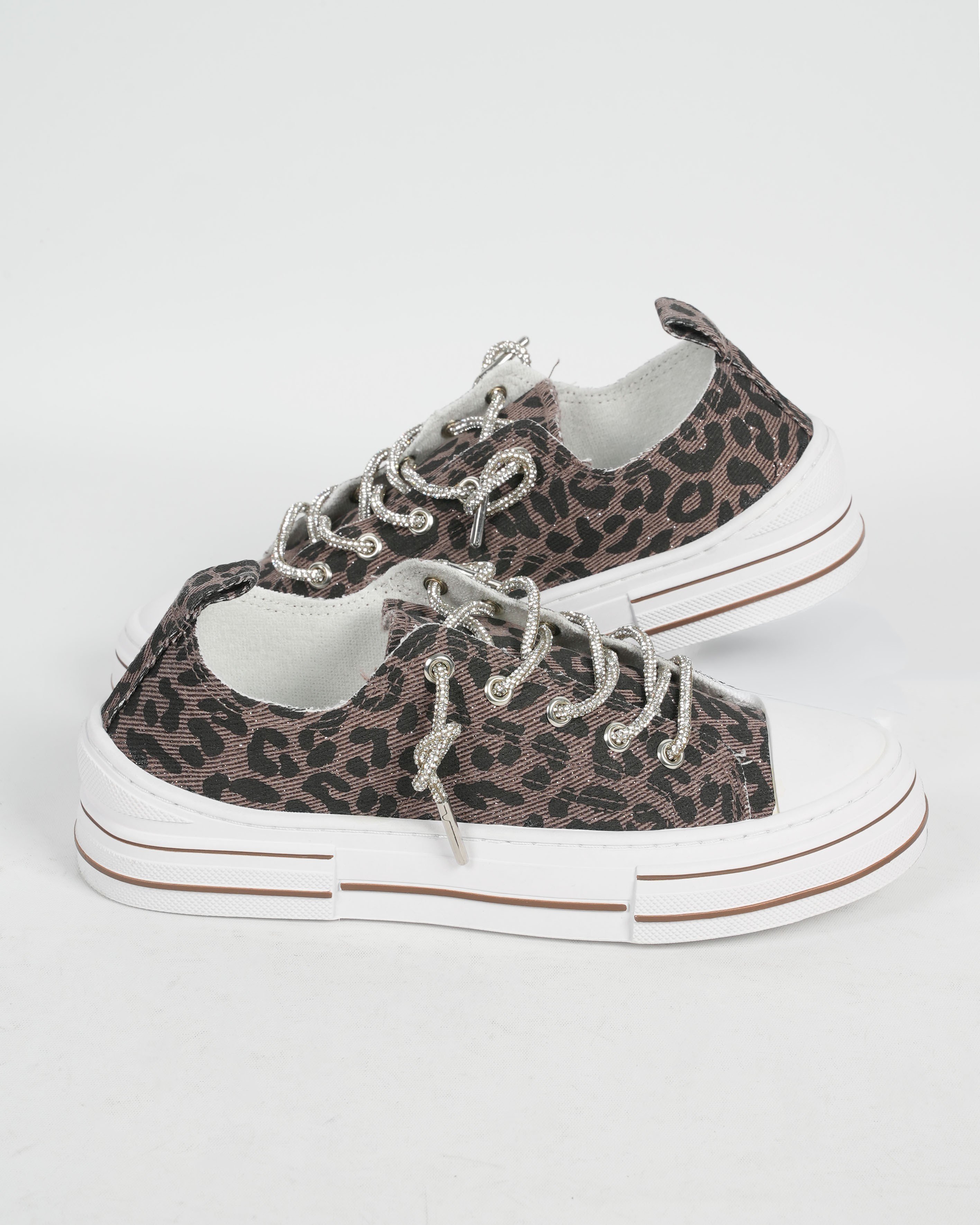 Guja 26Y281-3 Kadın Leopar Desenli Sneaker Ayakkabı