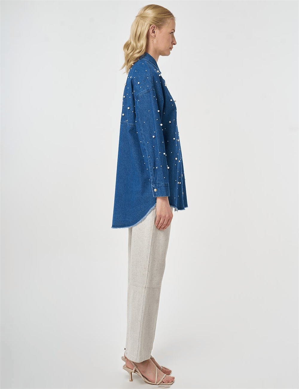 Kayra KA-B26-21060 Kadın Boncuklu Tunik