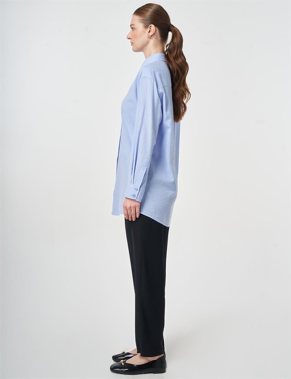 Kayra KA-B26-21121 Kadın Düz Tunik