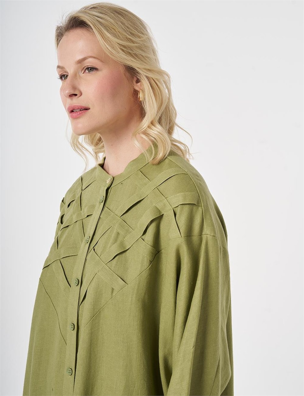 Kayra KA-B26-21186 Kadın Baklava Desenli Tunik