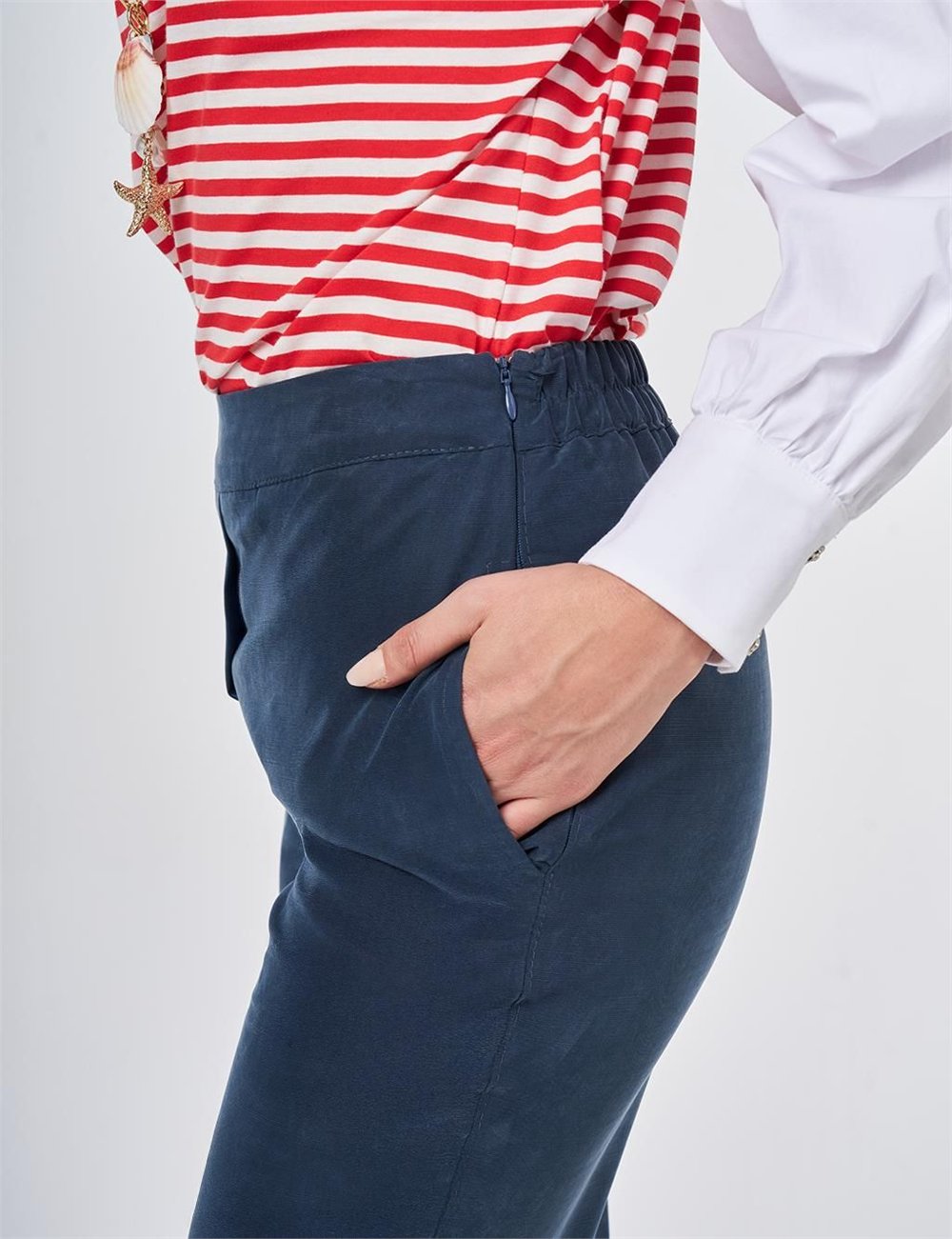 Kayra KY-B26-79026 Kadın Düz Pantolon
