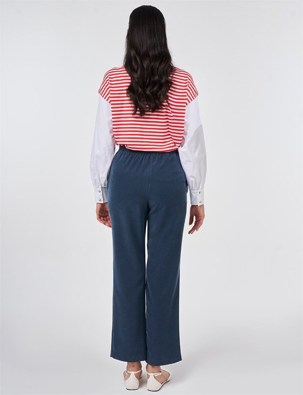 Kayra KY-B26-79026 Kadın Düz Pantolon