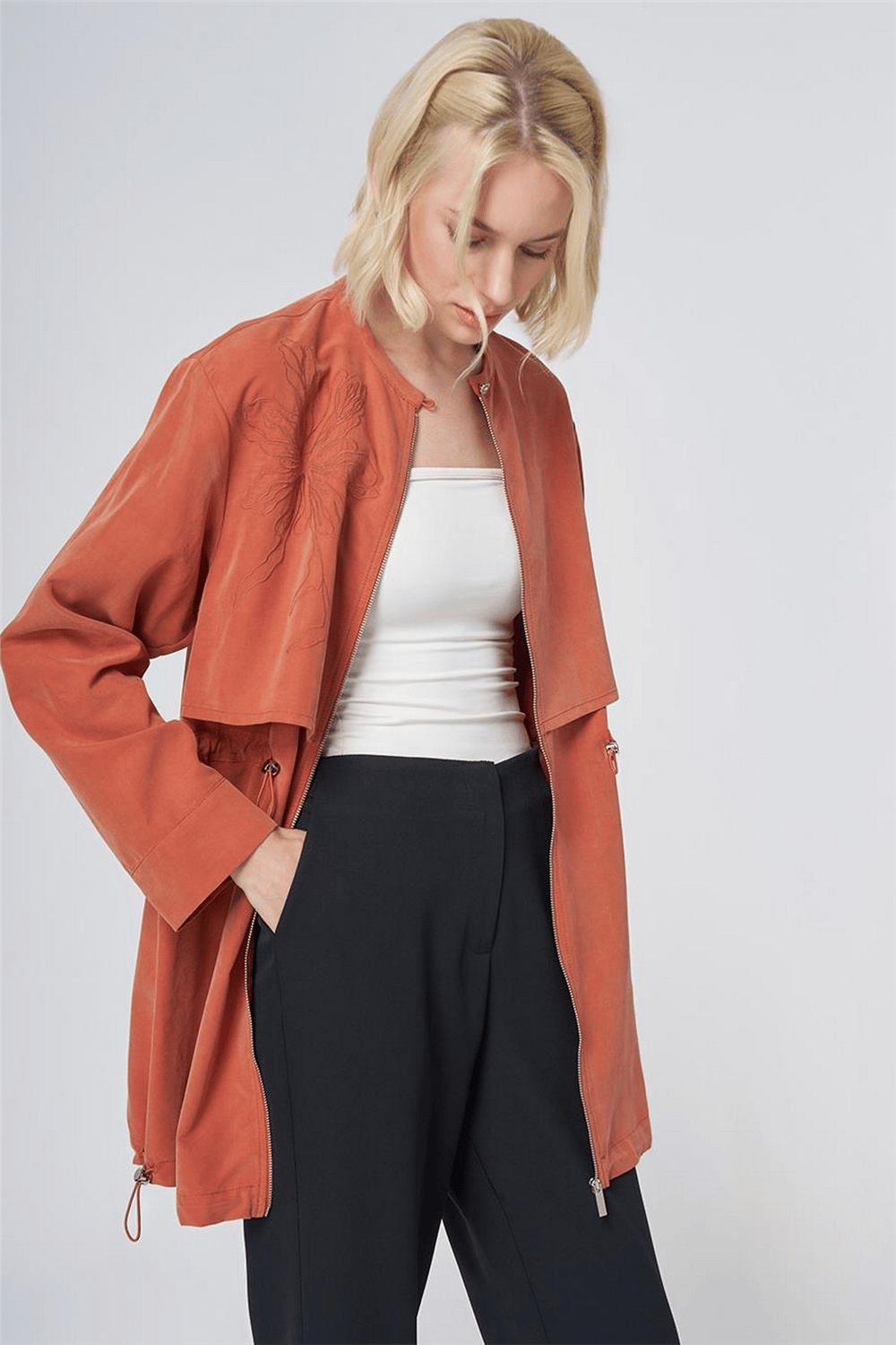 Kayra KY-B26-81034 Kadın İşlemeli Tunik