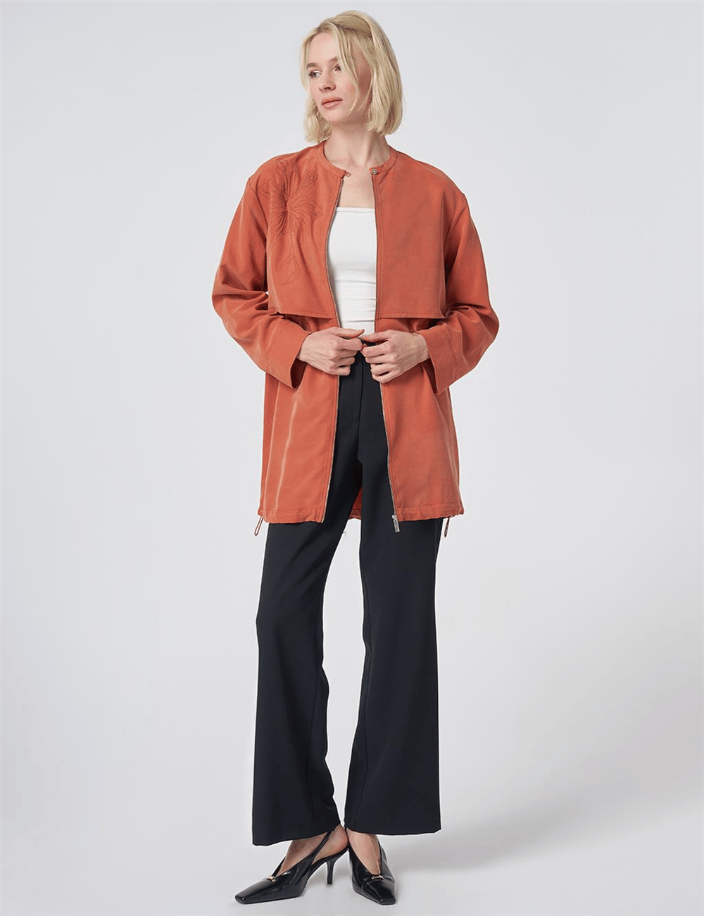 Kayra KY-B26-81034 Kadın İşlemeli Tunik