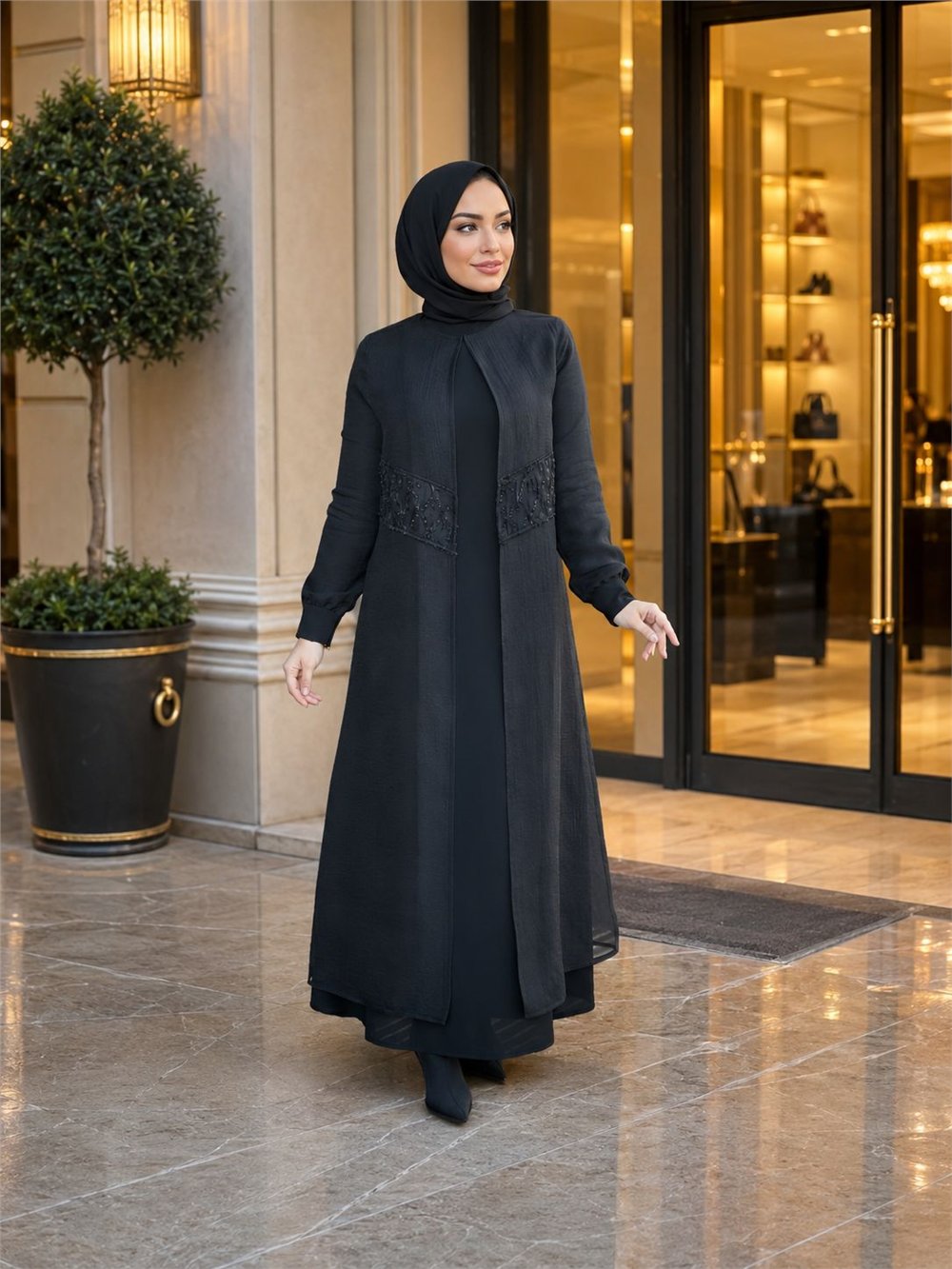 Nihle 5220 Kadın Abaya