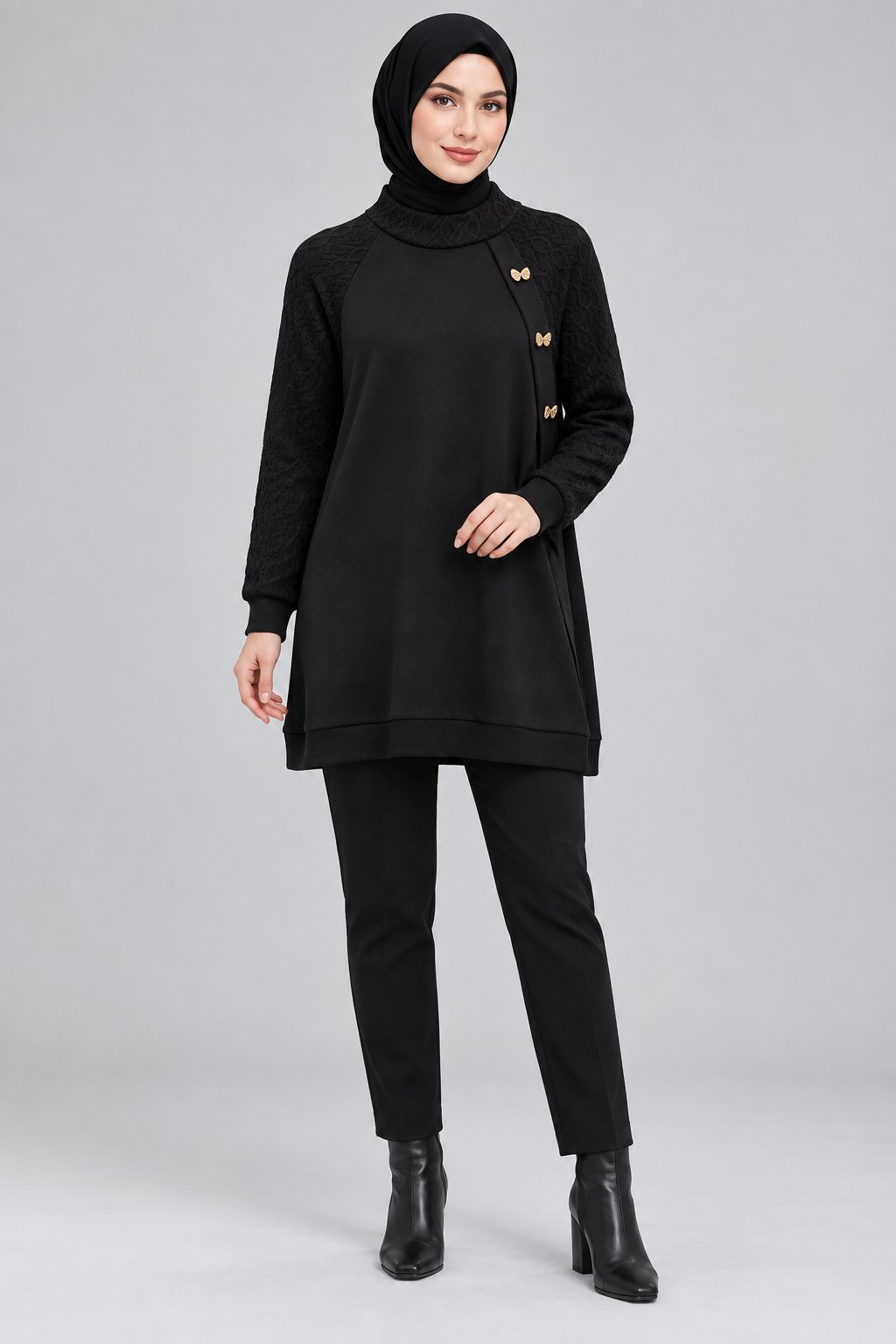 Seçil 10002621711016 Kadın Triko Tunik