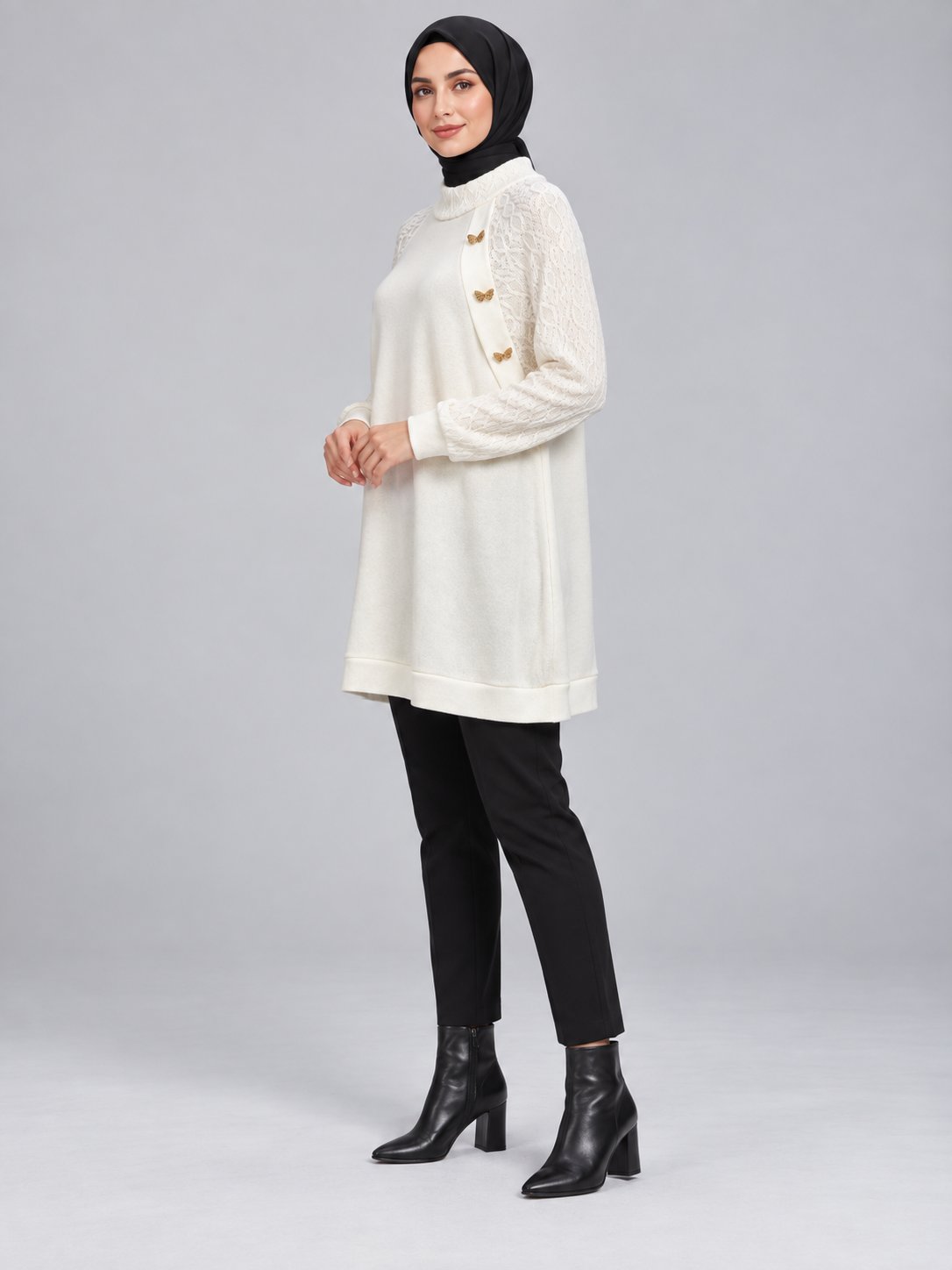 Seçil 10002621711016 Kadın Triko Tunik