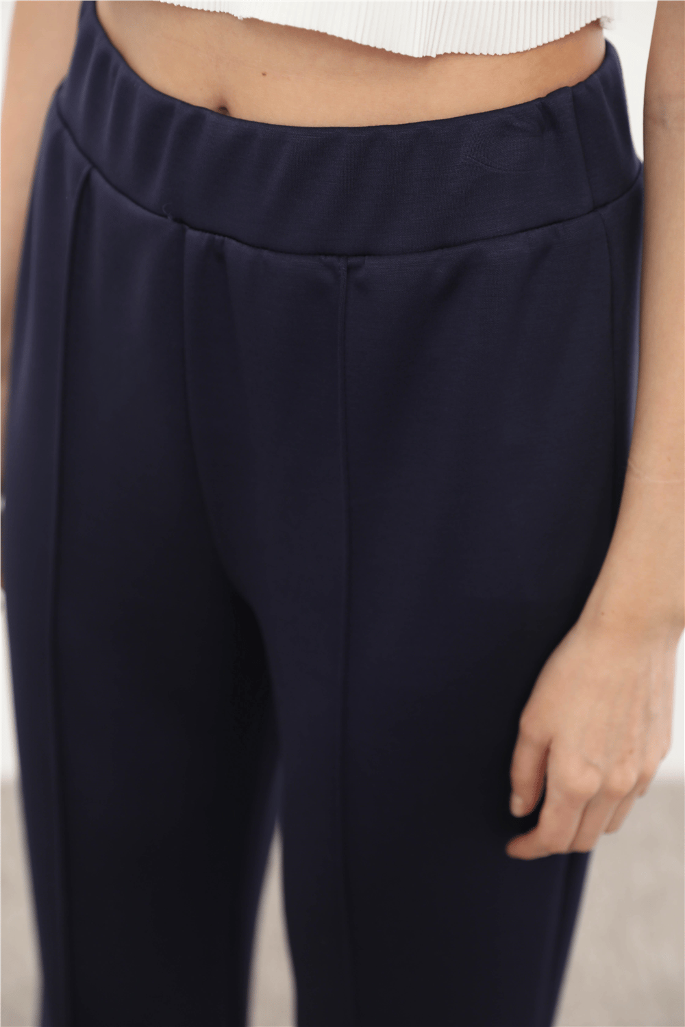 Sentez SZ-5536 Kadın Nervülü Duble Paça Pantolon