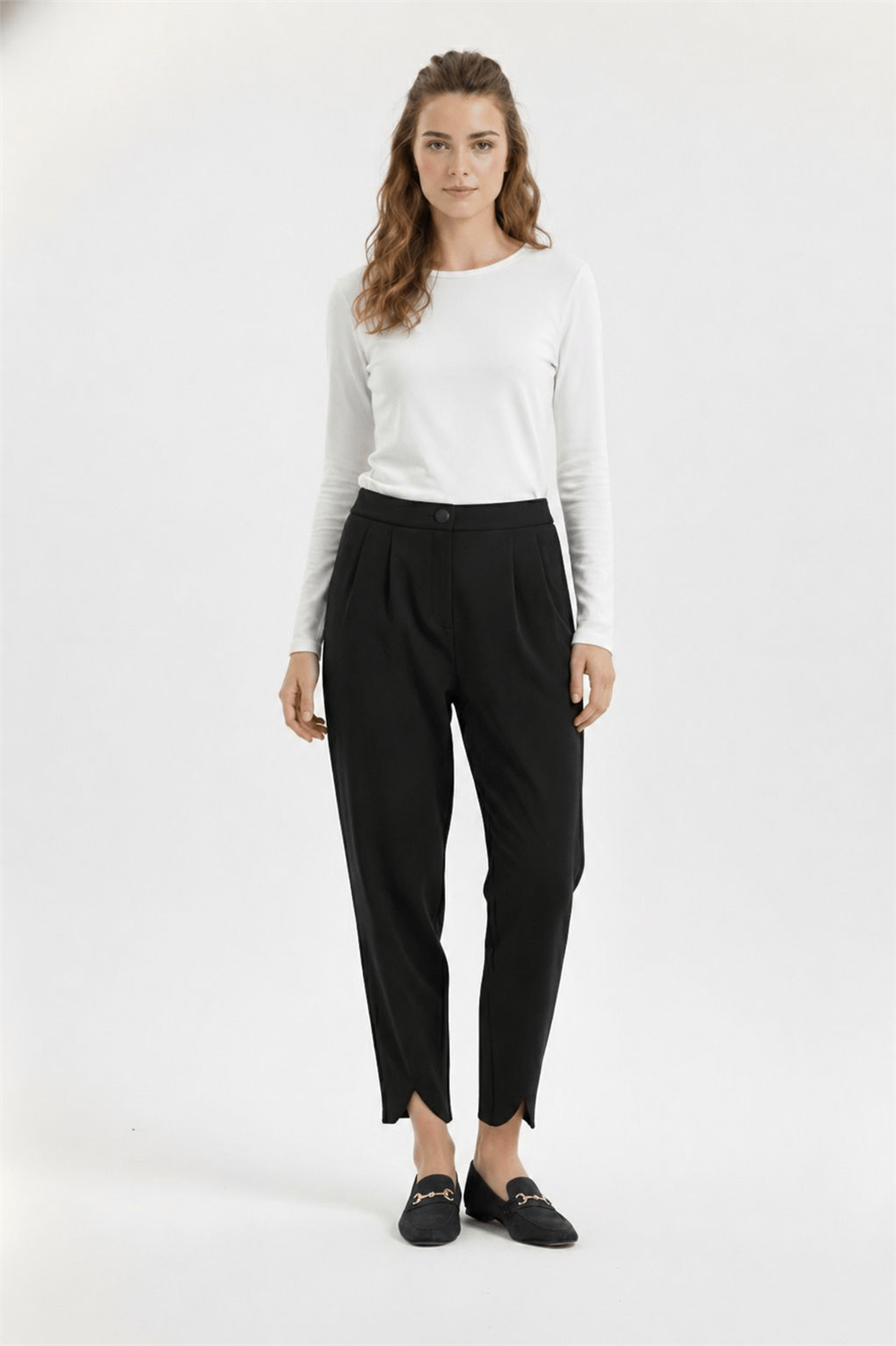 Sentez SZ-5591 Kadın Bellis V Paça Pantolon