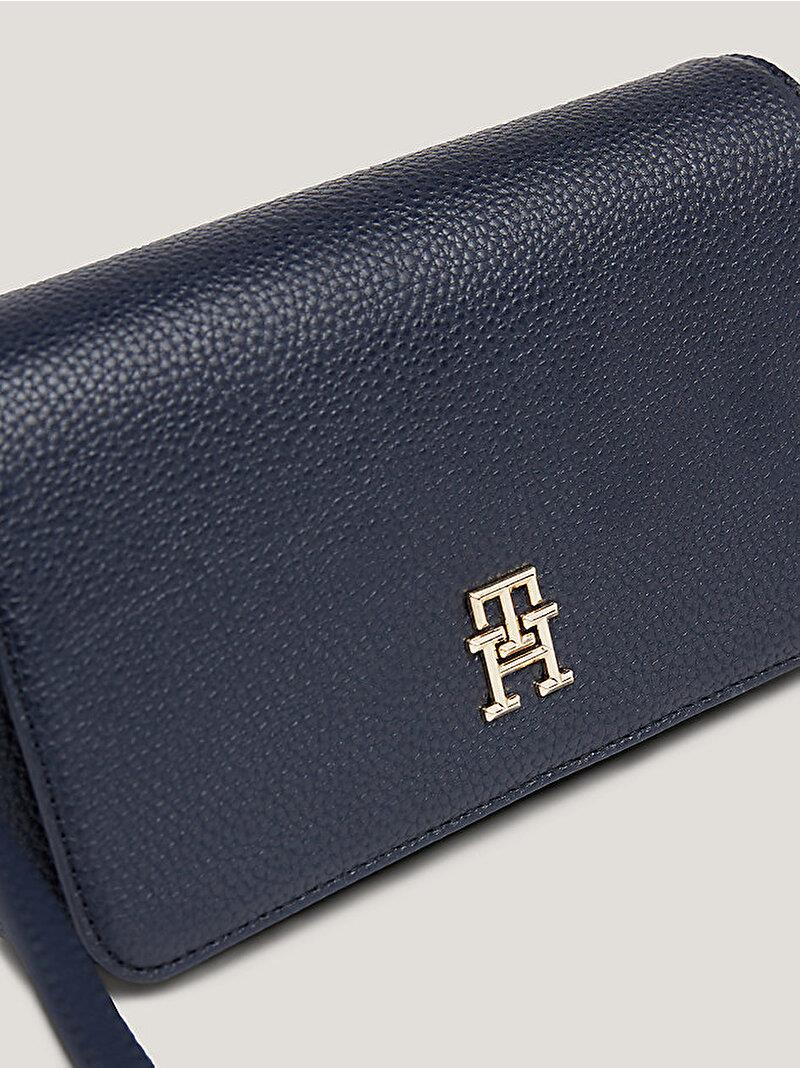 Tommy Hılfıger Kadın Th Emblem Flap Çapraz Çanta