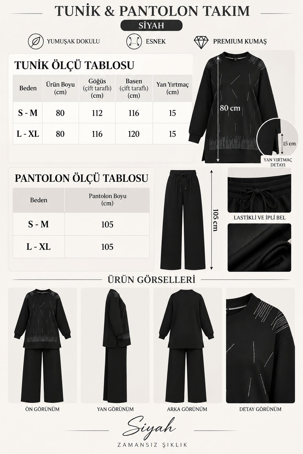 TAŞ İŞLEMELİ YUMUŞAK DOKULU ESNEK PREMİUM TAKIM17713