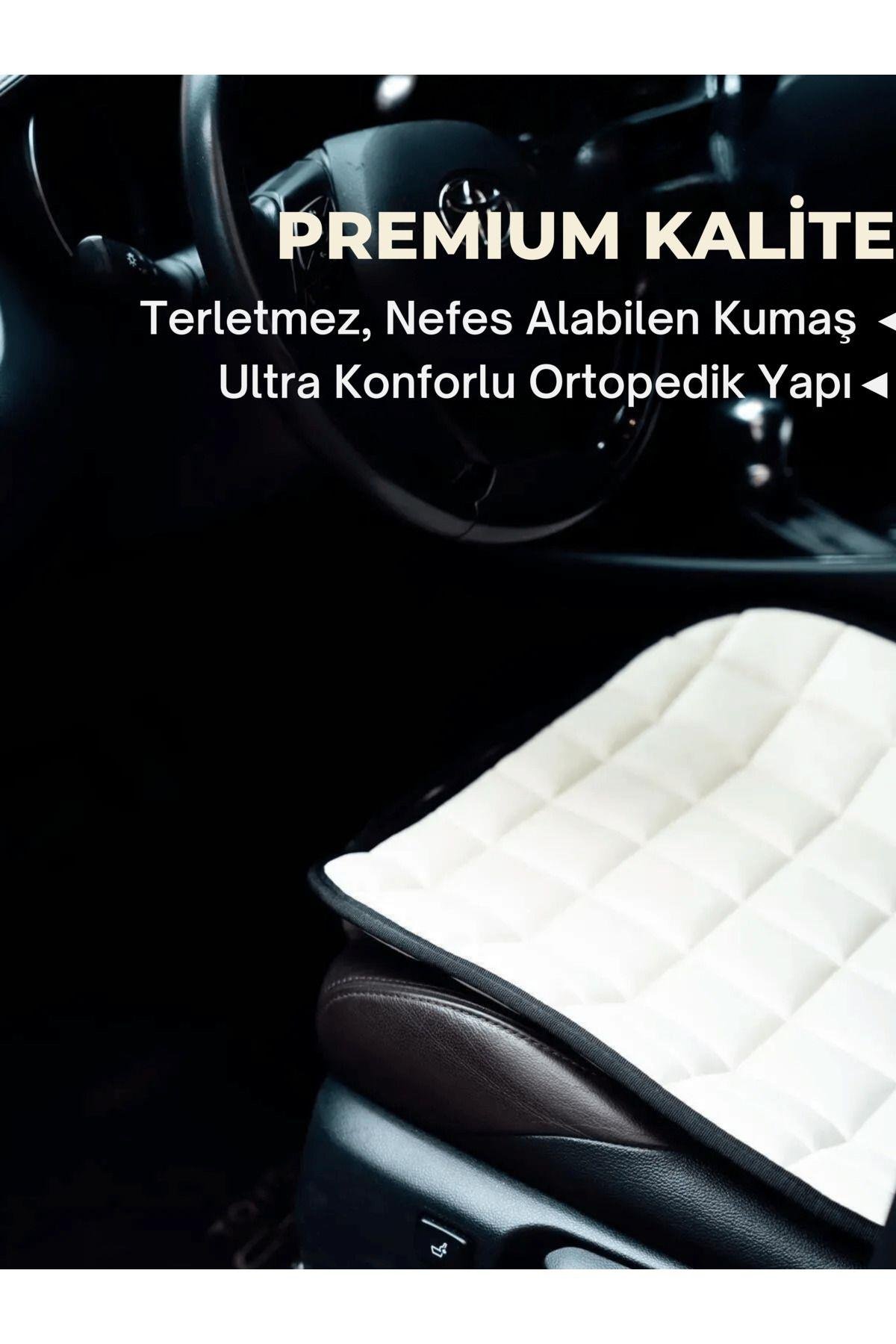 Tiggo 8 Koltuk Minderi Ortopedik Cepli Araç  ve Kılıf Seti – Tam Uyumlu, Bej Renk, Konforlu Tasarım