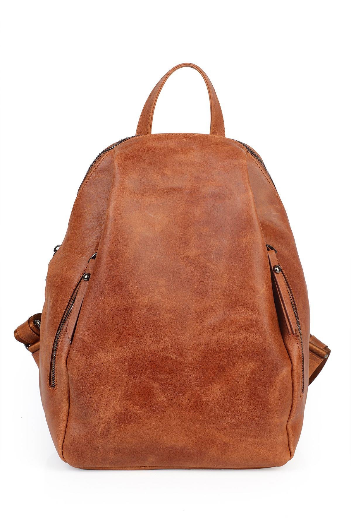 Hakiki Deri Kadın Omuz Çantası YC042043DCR