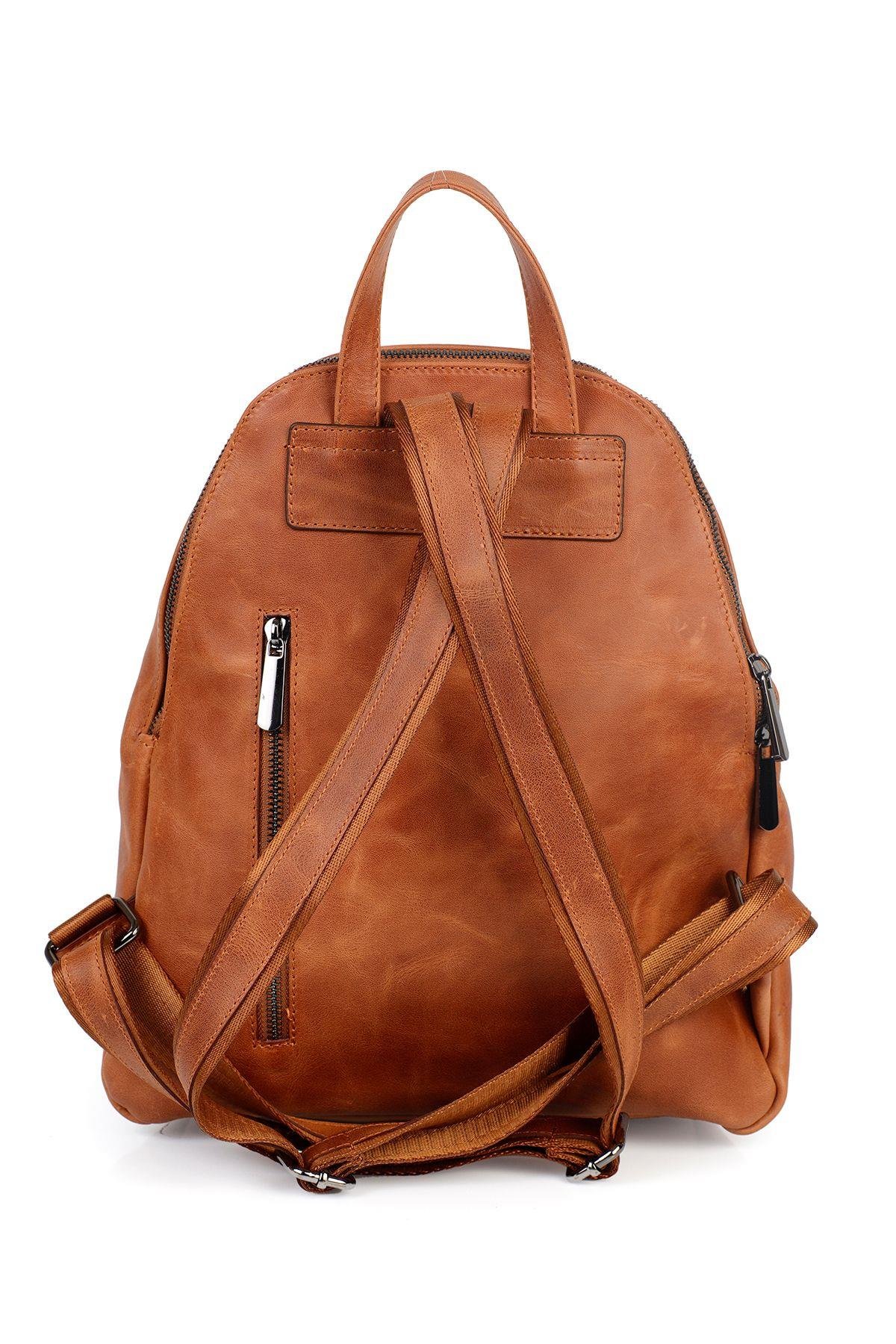 Hakiki Deri Kadın Omuz Çantası YC042043DCR