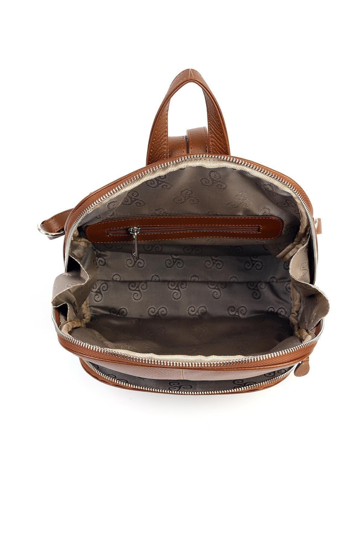 Hakiki Deri Kadın Sırt Çantası YC041581DDZ