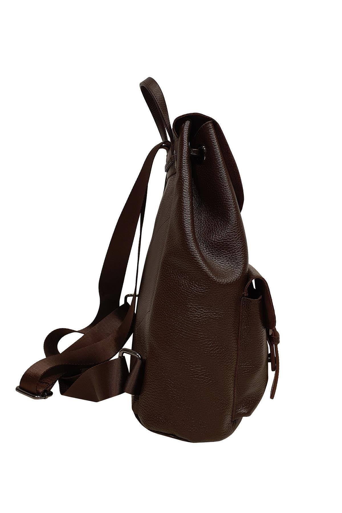 Hakiki Deri Kadın Sırt Çantası Yc041947drl