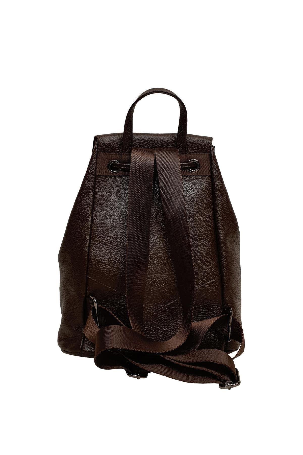 Hakiki Deri Kadın Sırt Çantası Yc041947drl