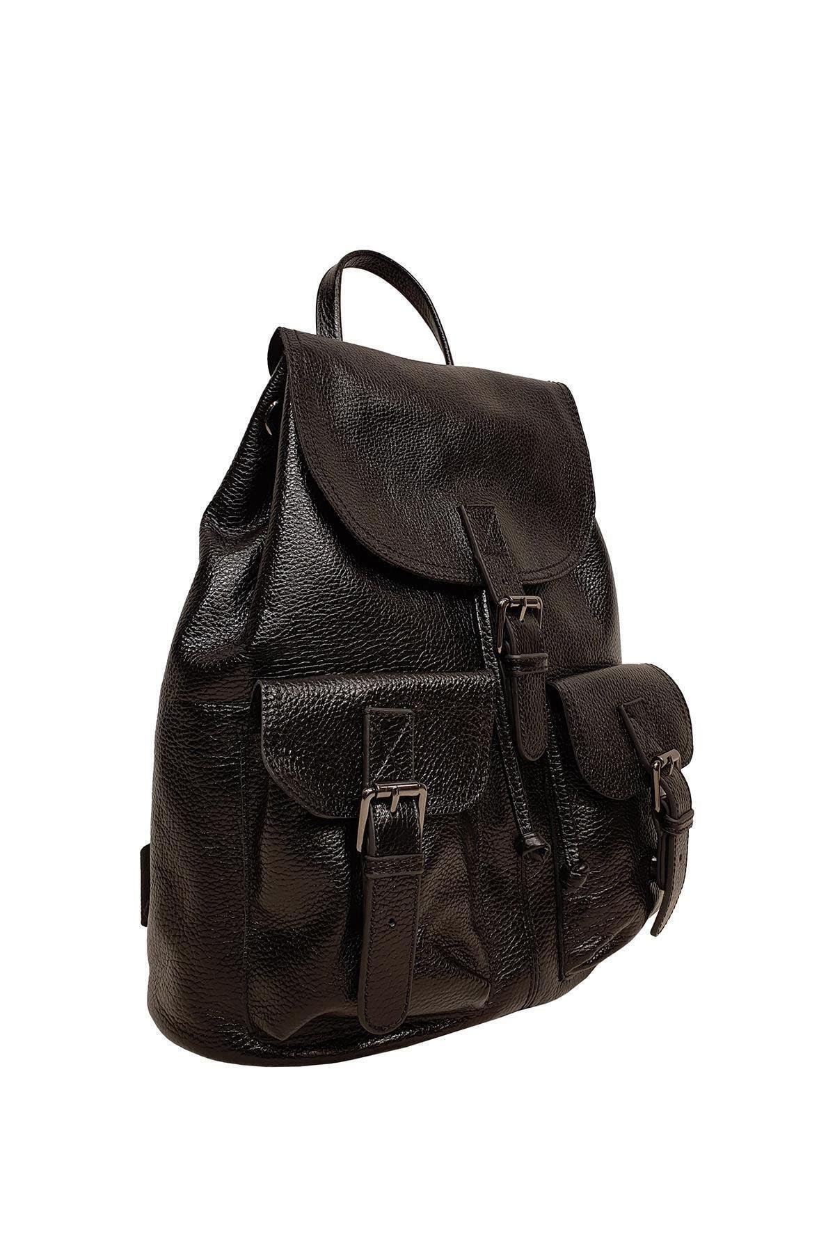 Hakiki Deri Kadın Sırt Çantası Yc041947drl