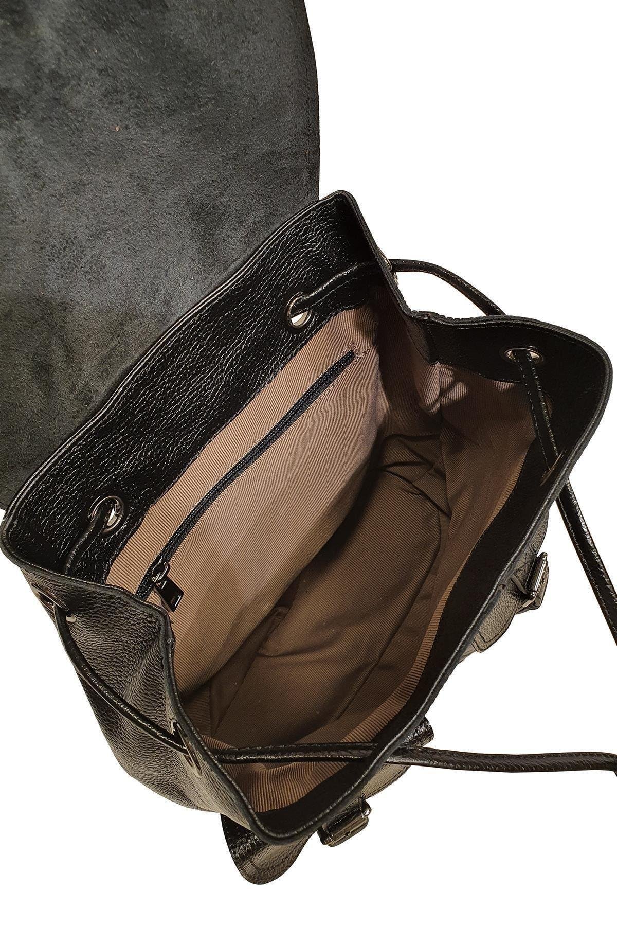 Hakiki Deri Kadın Sırt Çantası Yc041947drl