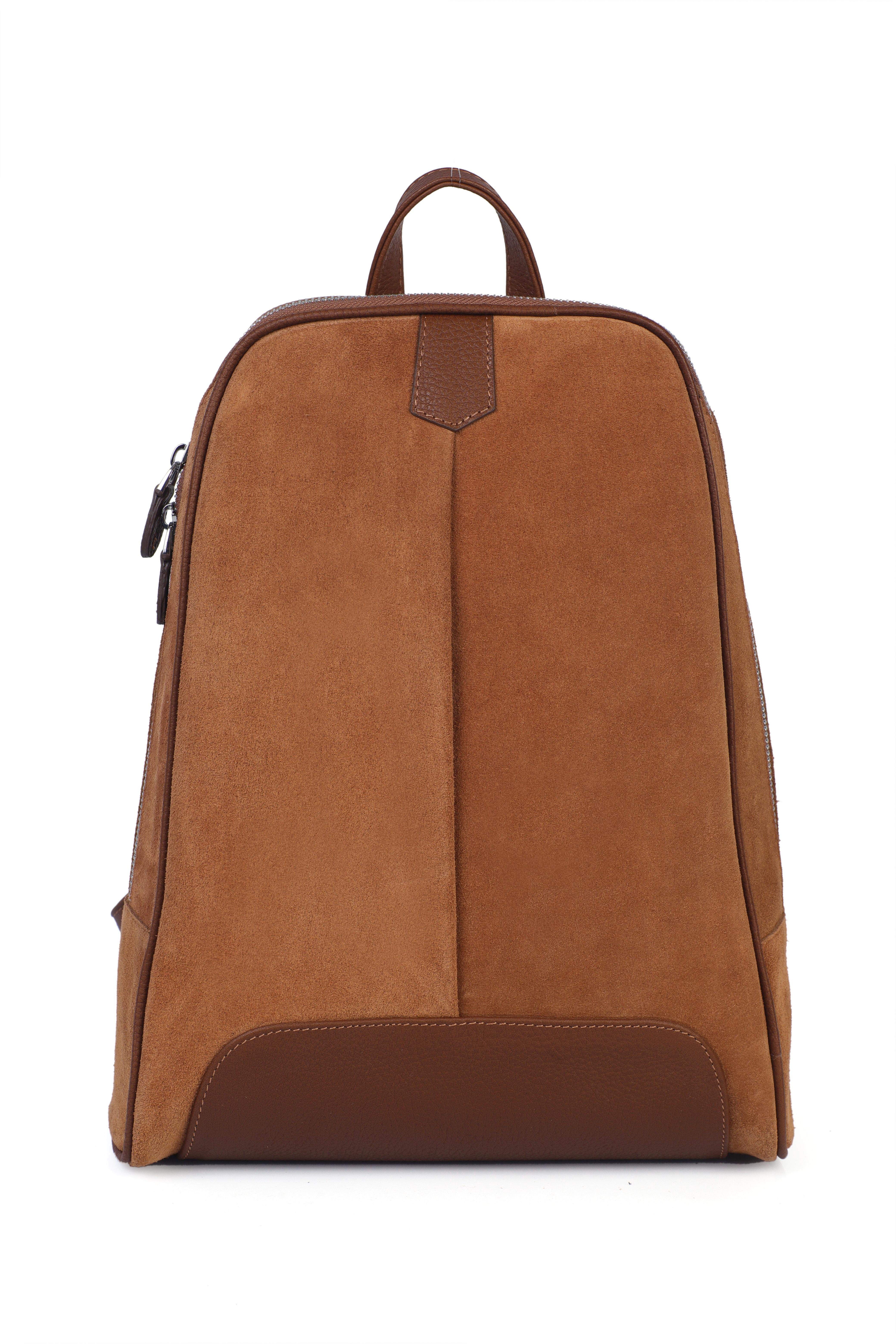 YSMNYC040737HSDKadın Sırt ÇantasıHakiki Deri Süet Kadın Sırt Çantası YC040737HSD