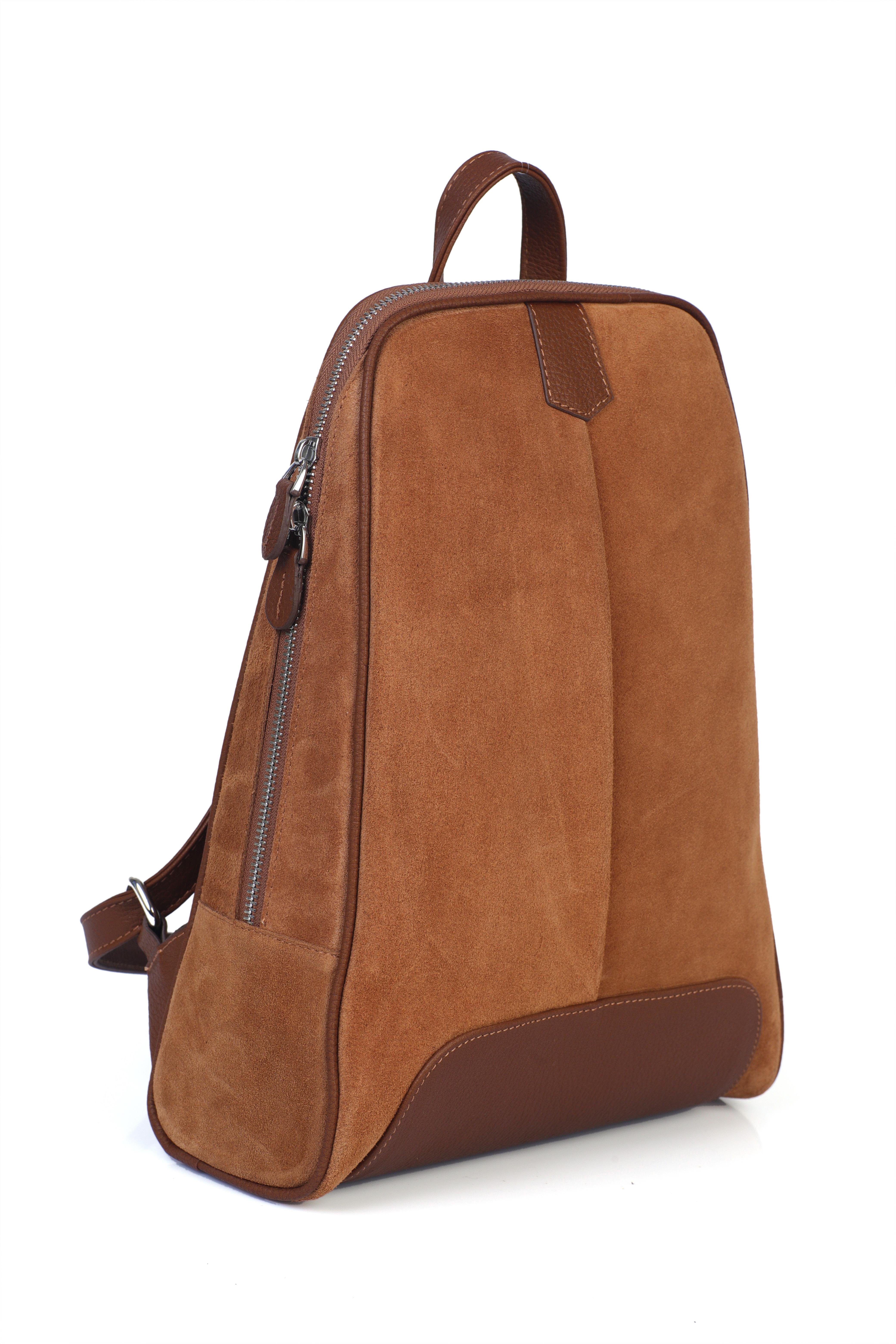 YSMNYC040737HSDKadın Sırt ÇantasıHakiki Deri Süet Kadın Sırt Çantası YC040737HSD