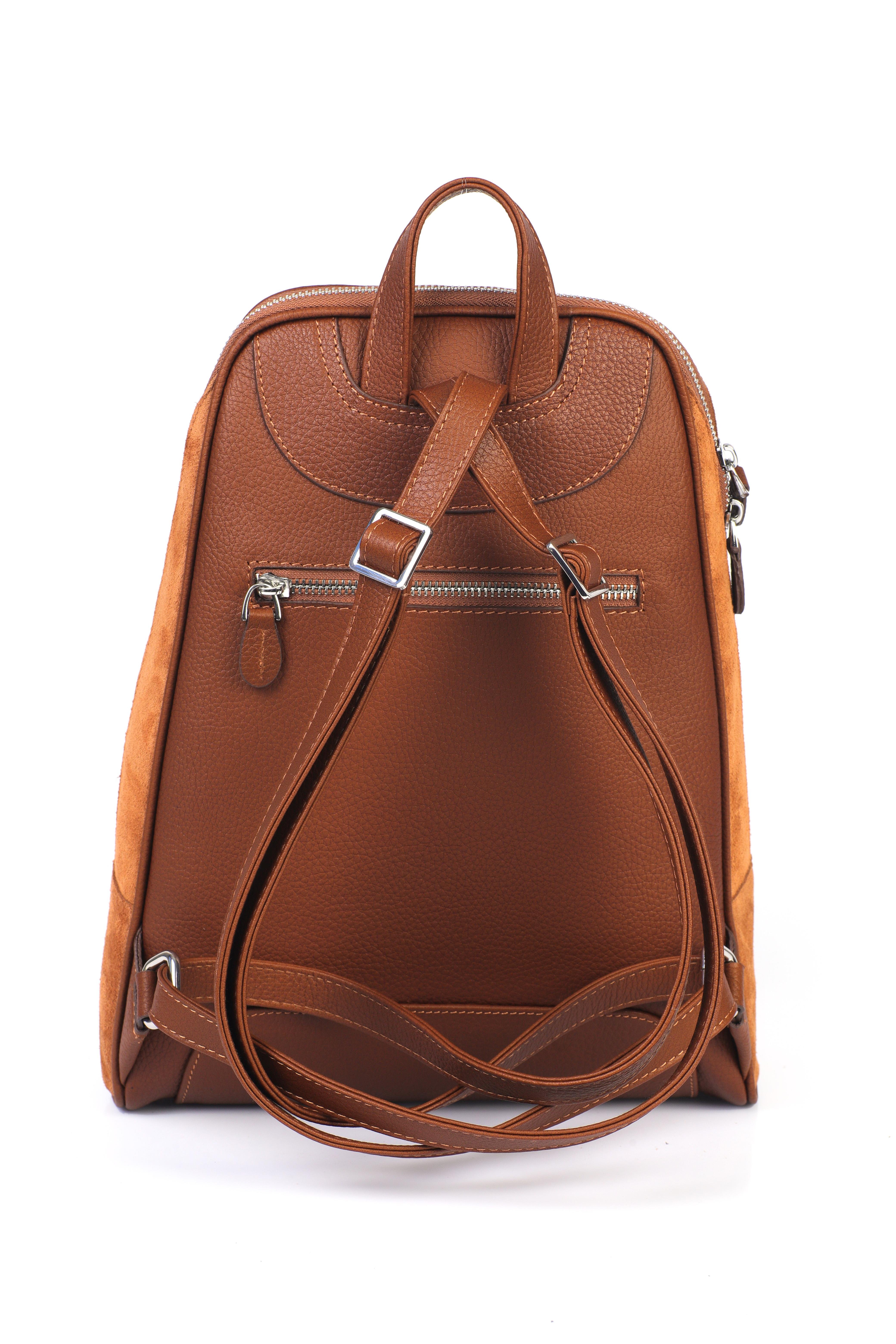 YSMNYC040737HSDKadın Sırt ÇantasıHakiki Deri Süet Kadın Sırt Çantası YC040737HSD