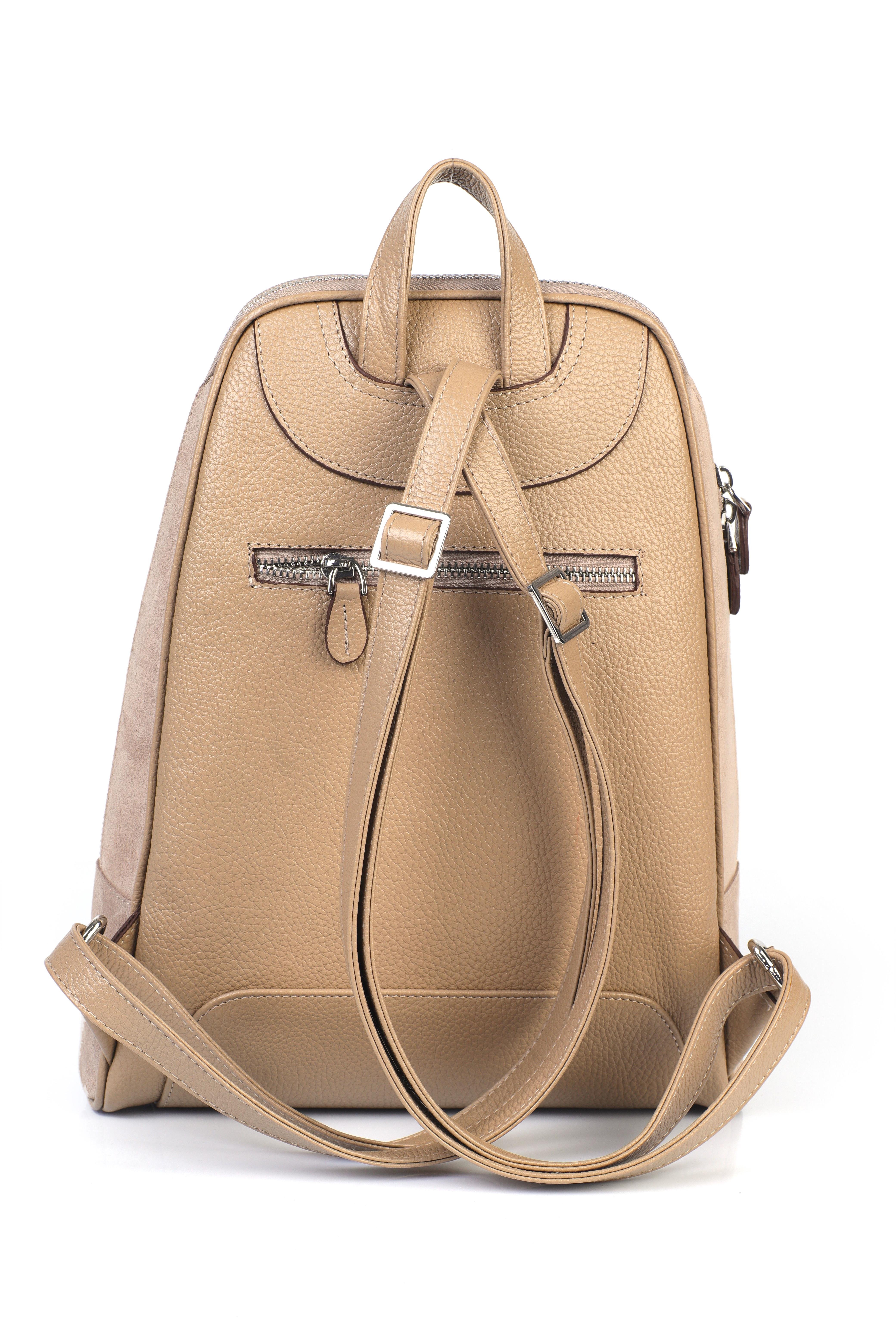 YSMNYC040737HSDKadın Sırt ÇantasıHakiki Deri Süet Kadın Sırt Çantası YC040737HSD