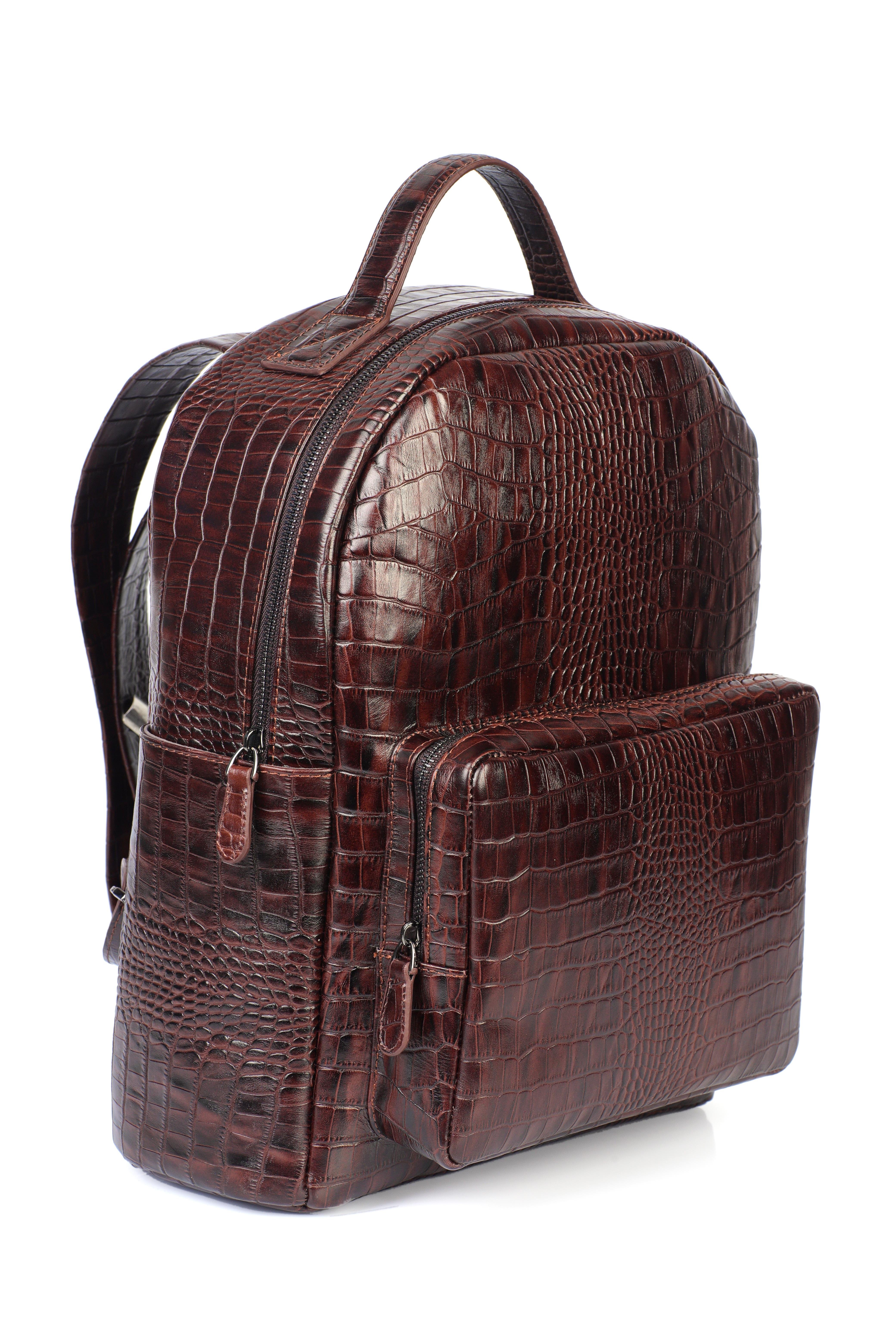 GENTEGN042040DKRSırt ÇantasıHakiki Deri Unisex Sırt Çantası GN042040DKR