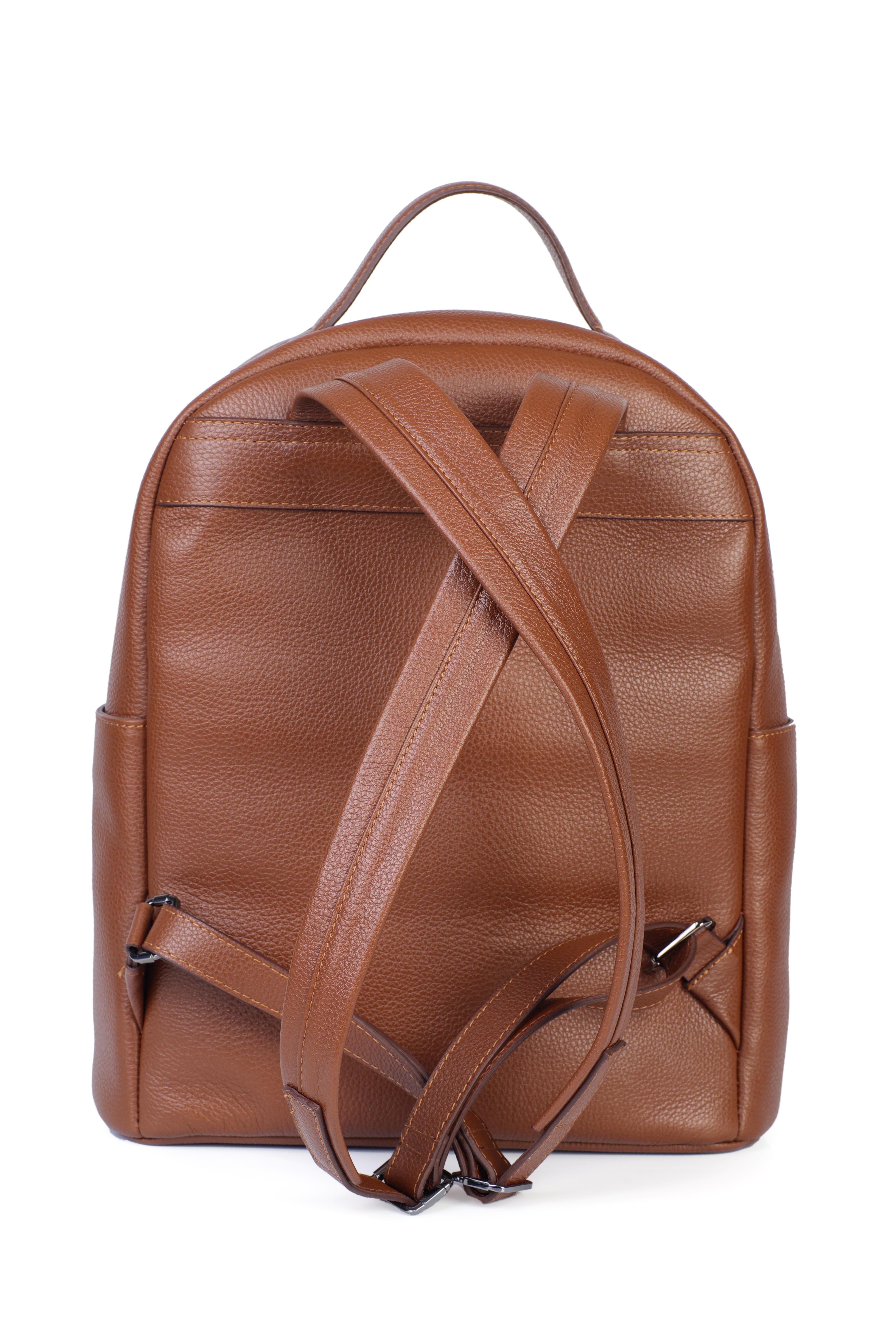 GENTEGN042040DRLKadın Sırt ÇantasıHakiki Deri Unisex Sırt Çantası GN042040DRL