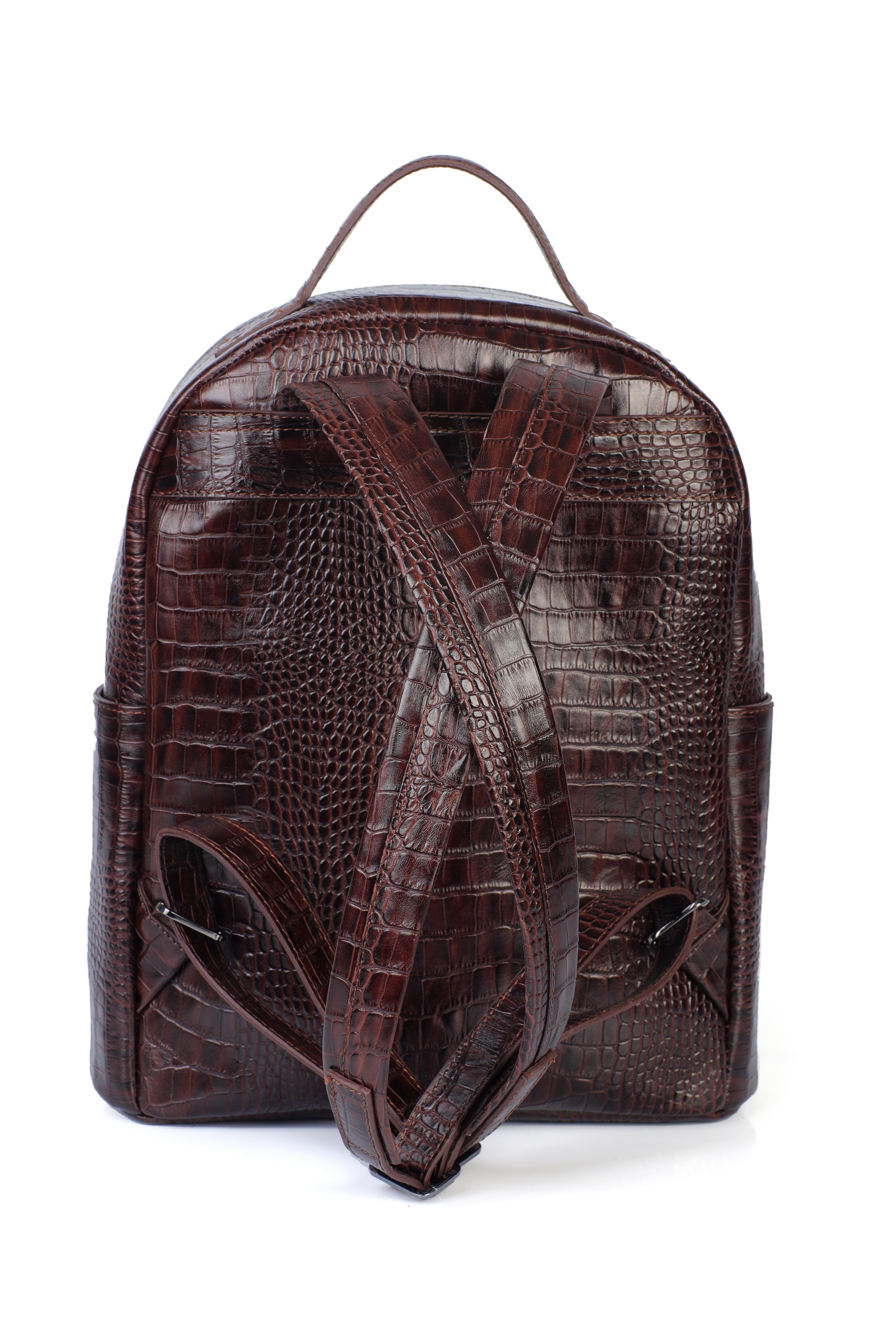 GENTEGN042040DKRSırt ÇantasıHakiki Deri Unisex Sırt Çantası GN042040DKR