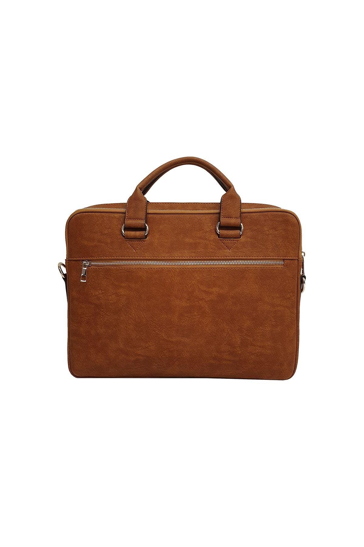 Unisex Laptop & Evrak Çantası Taba Gn071899sdz04