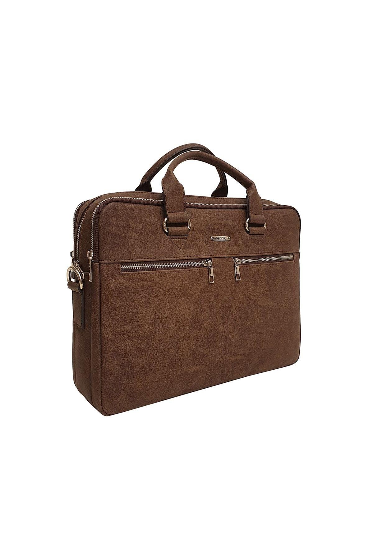 Unisex Laptop & Evrak Çantası Taba Gn071899sdz04