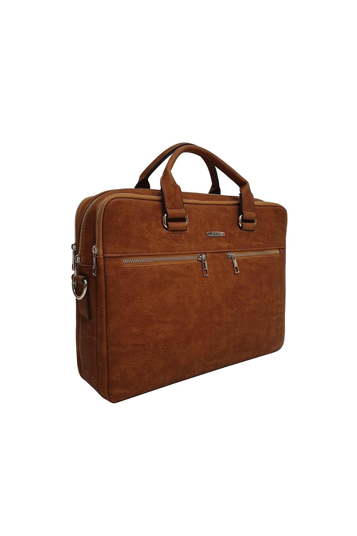 Unisex Laptop & Evrak Çantası Taba Gn071899sdz04