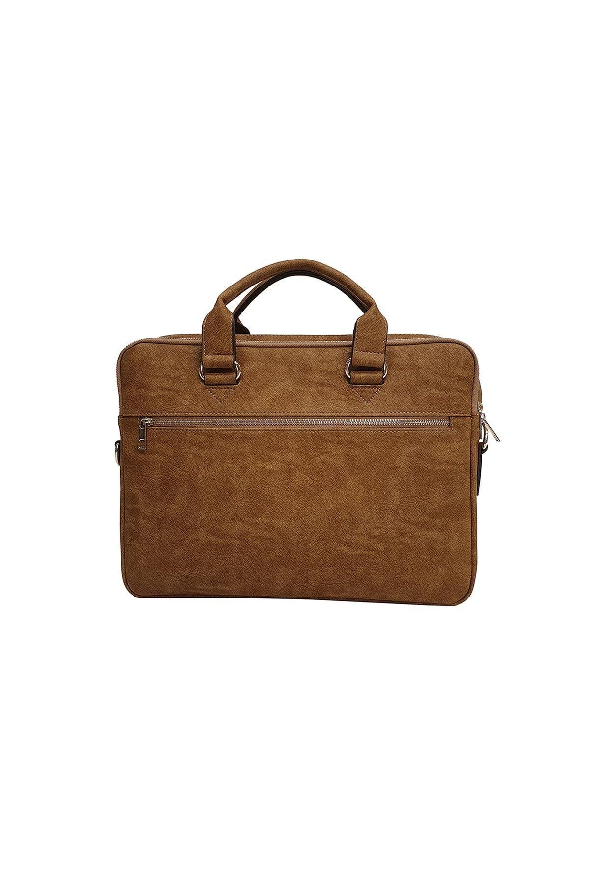 Unisex Laptop & Evrak Çantası Taba Gn071899sdz04