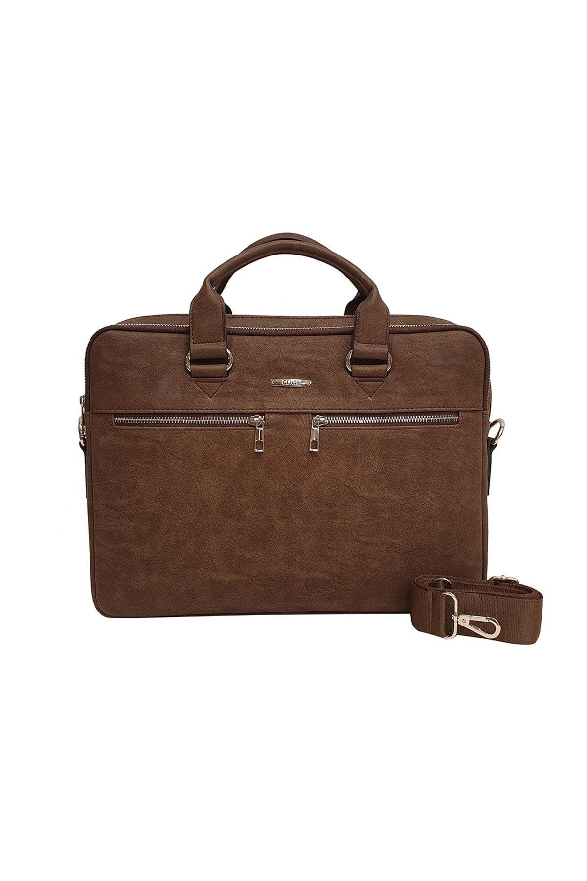Unisex Laptop & Evrak Çantası Taba Gn071899sdz04