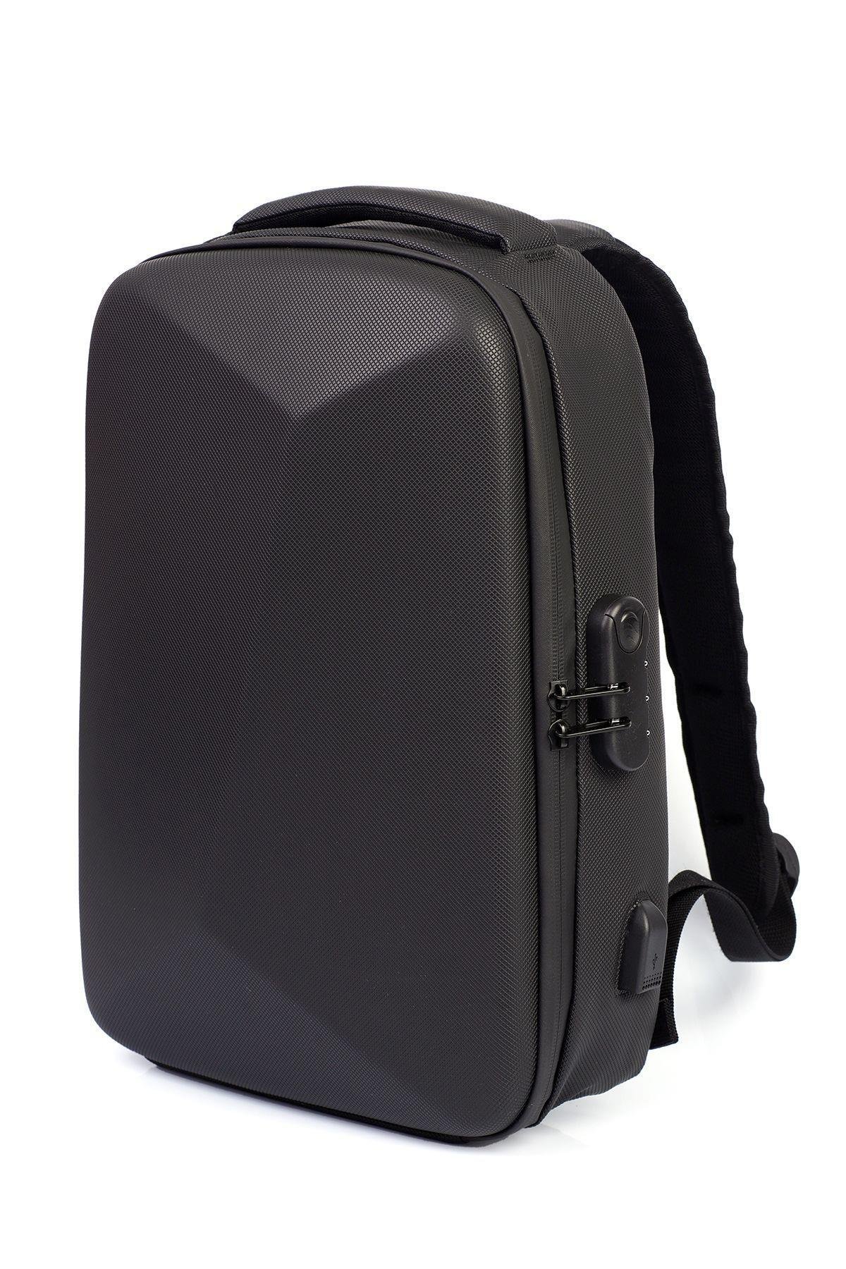 Unisex Şifre Kilitli Usb Bağlantılı Laptop&Tablet Gözlü Sırt Çantası GN042066DKM