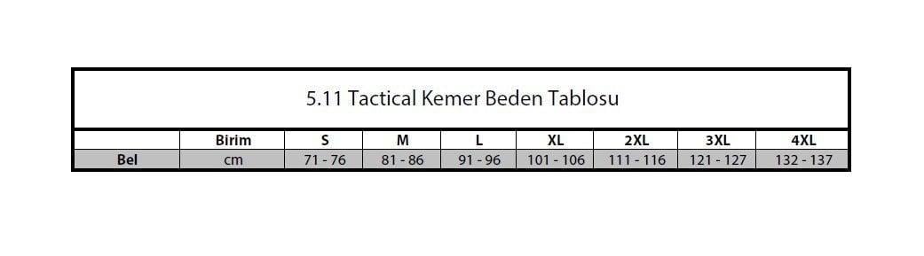 5.11 OPERATOR 1 3/4 SIYAH KEMER